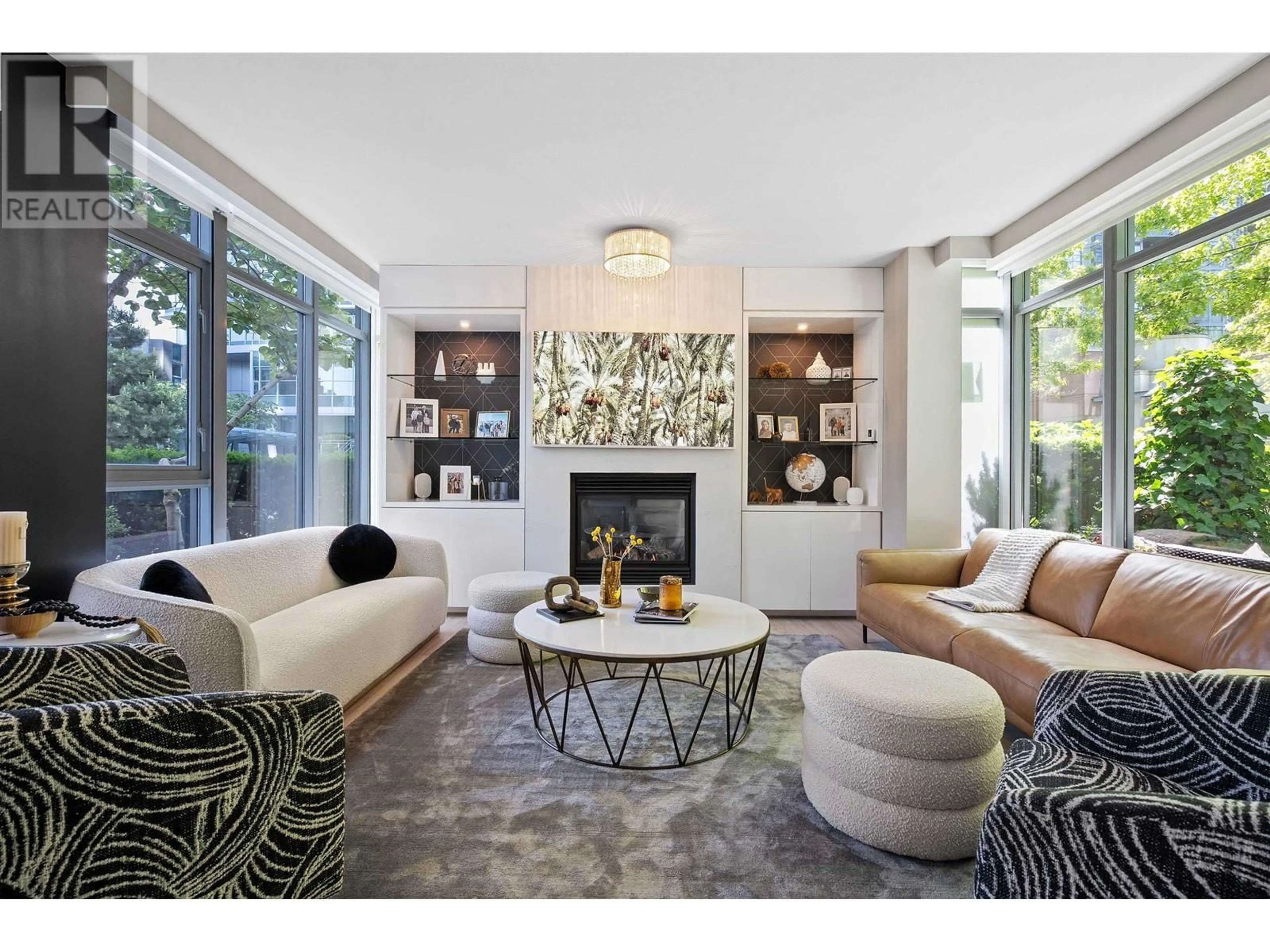 Living room with furniture, unknown for TH33 - 1261 CORDOVA STREET, Vancouver British Columbia V6C3P9