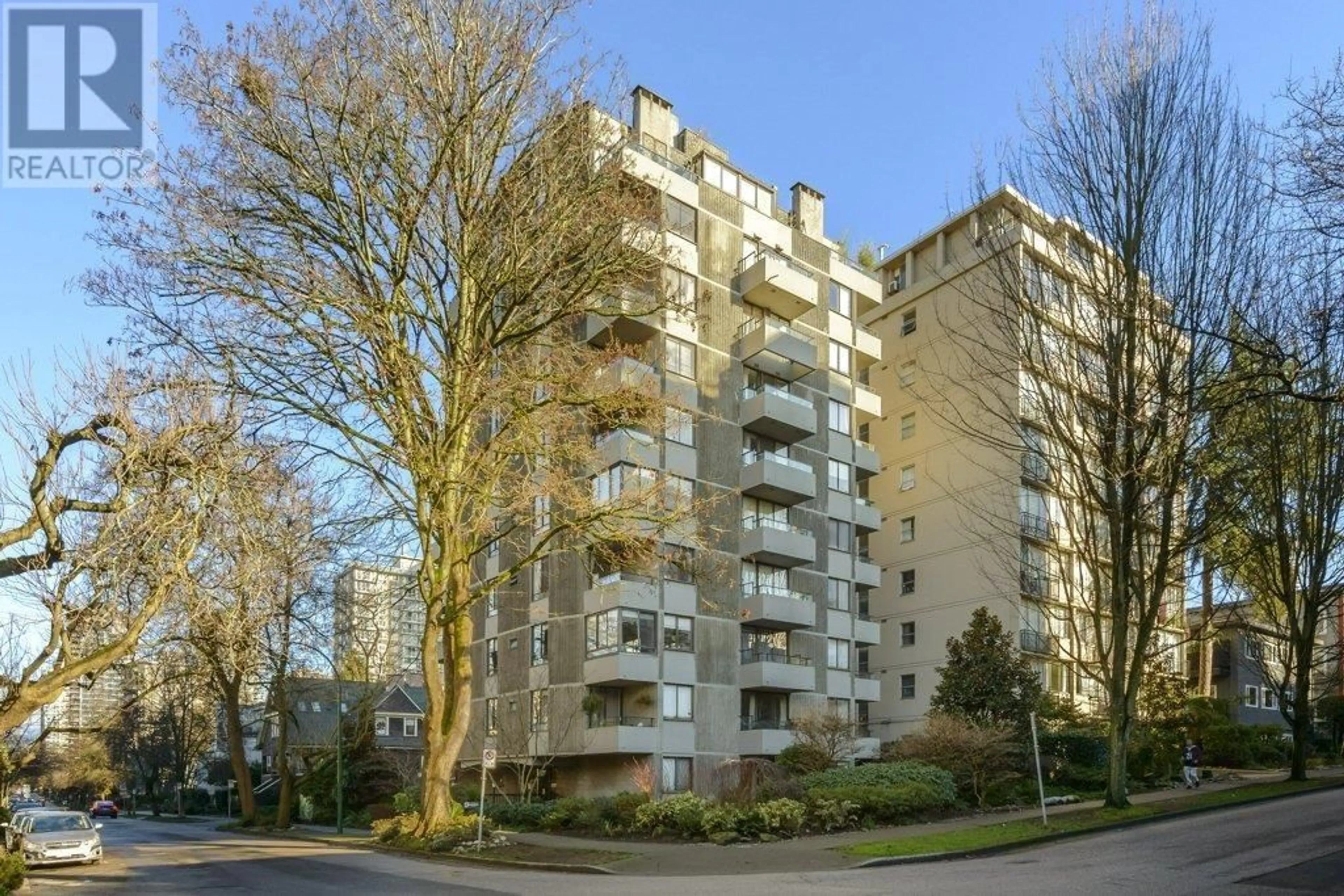 A pic from outside/outdoor area/front of a property/back of a property/a pic from drone, unknown for 102 - 1108 NICOLA STREET, Vancouver British Columbia V6G2E2