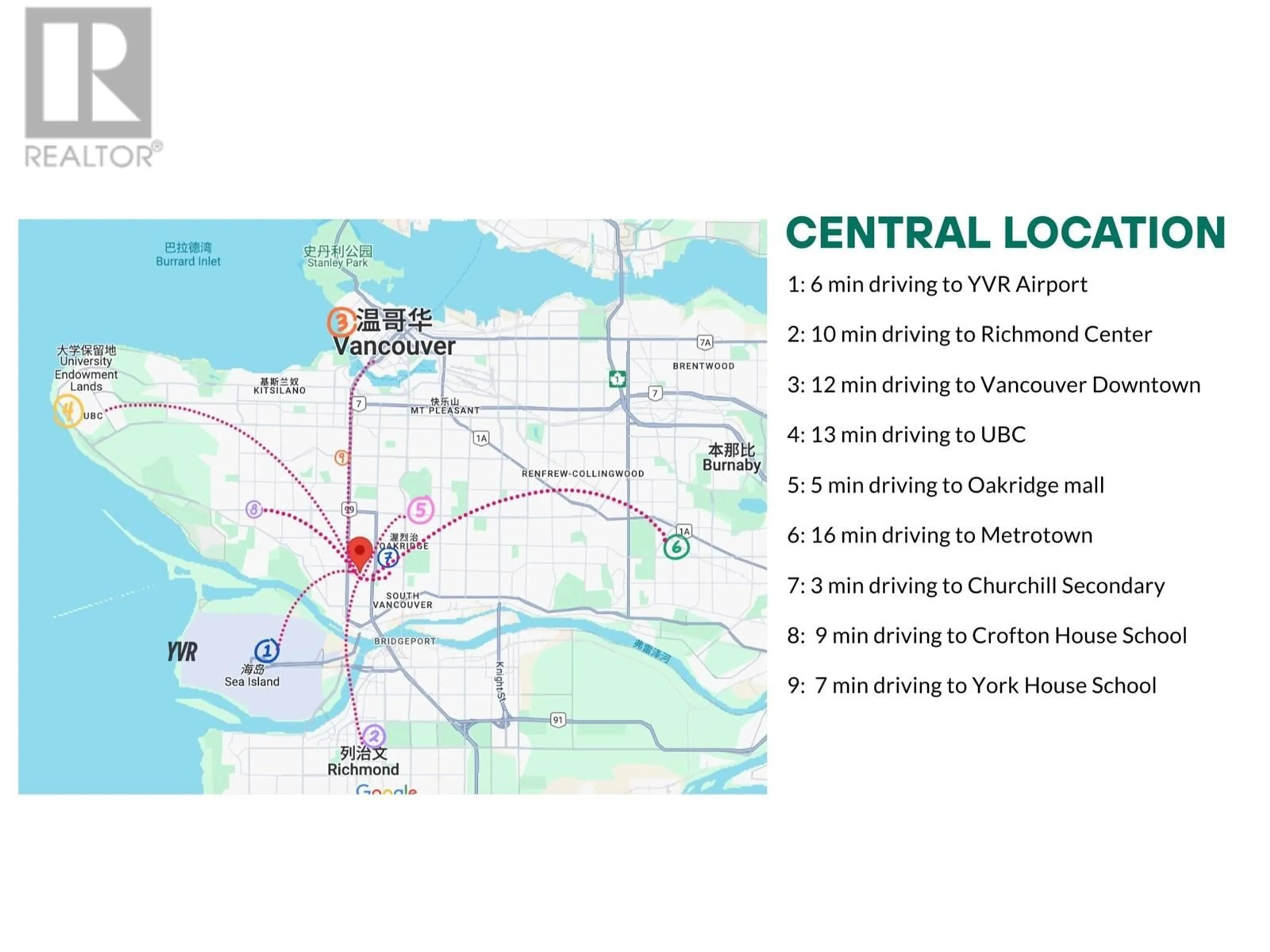 Picture of a map for 1324 58TH AVENUE, Vancouver British Columbia V6P1W2