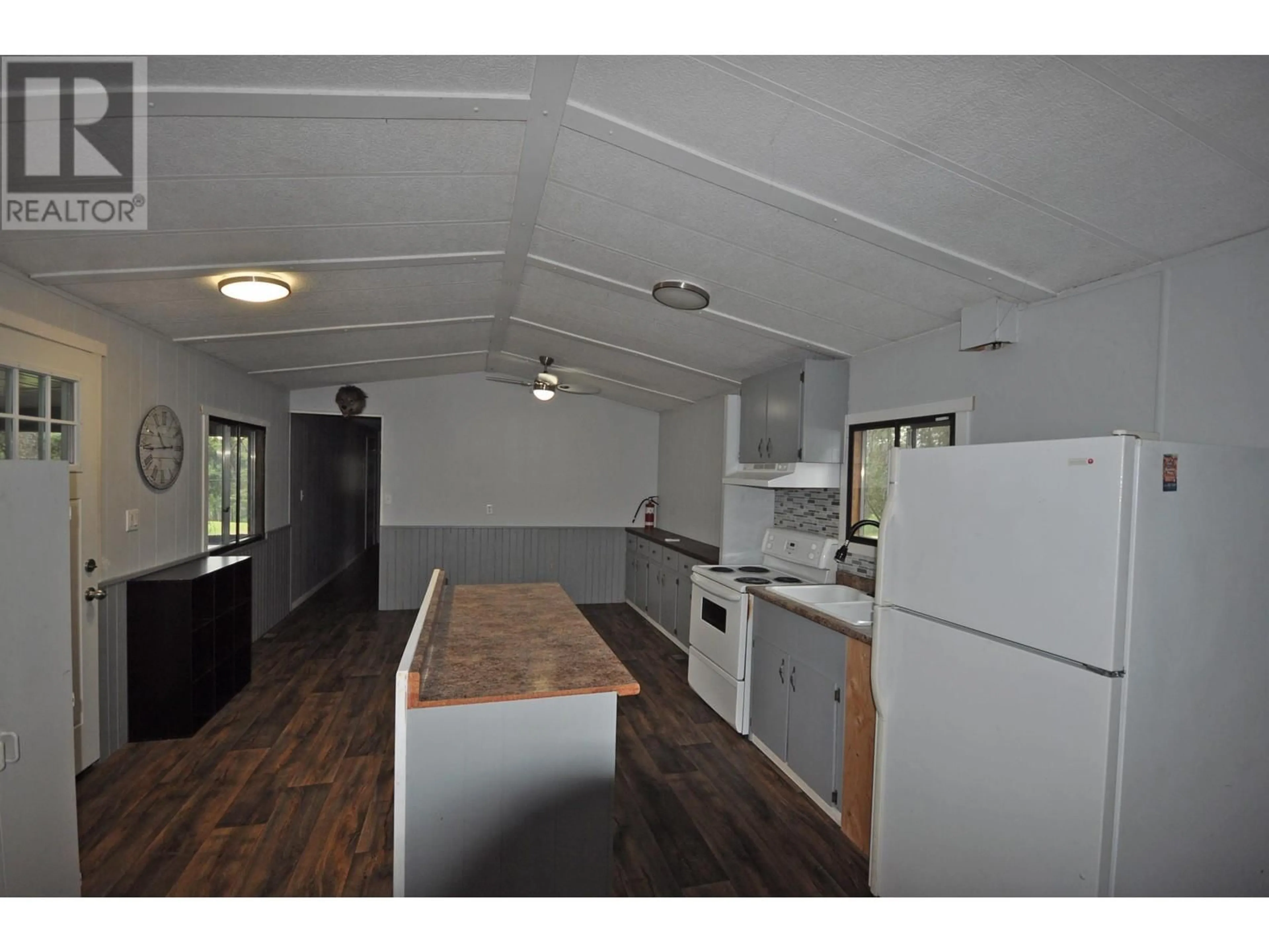 Standard kitchen, wood/laminate floor for 9 - 1322 DOG CREEK ROAD, Williams Lake British Columbia V2G3G9