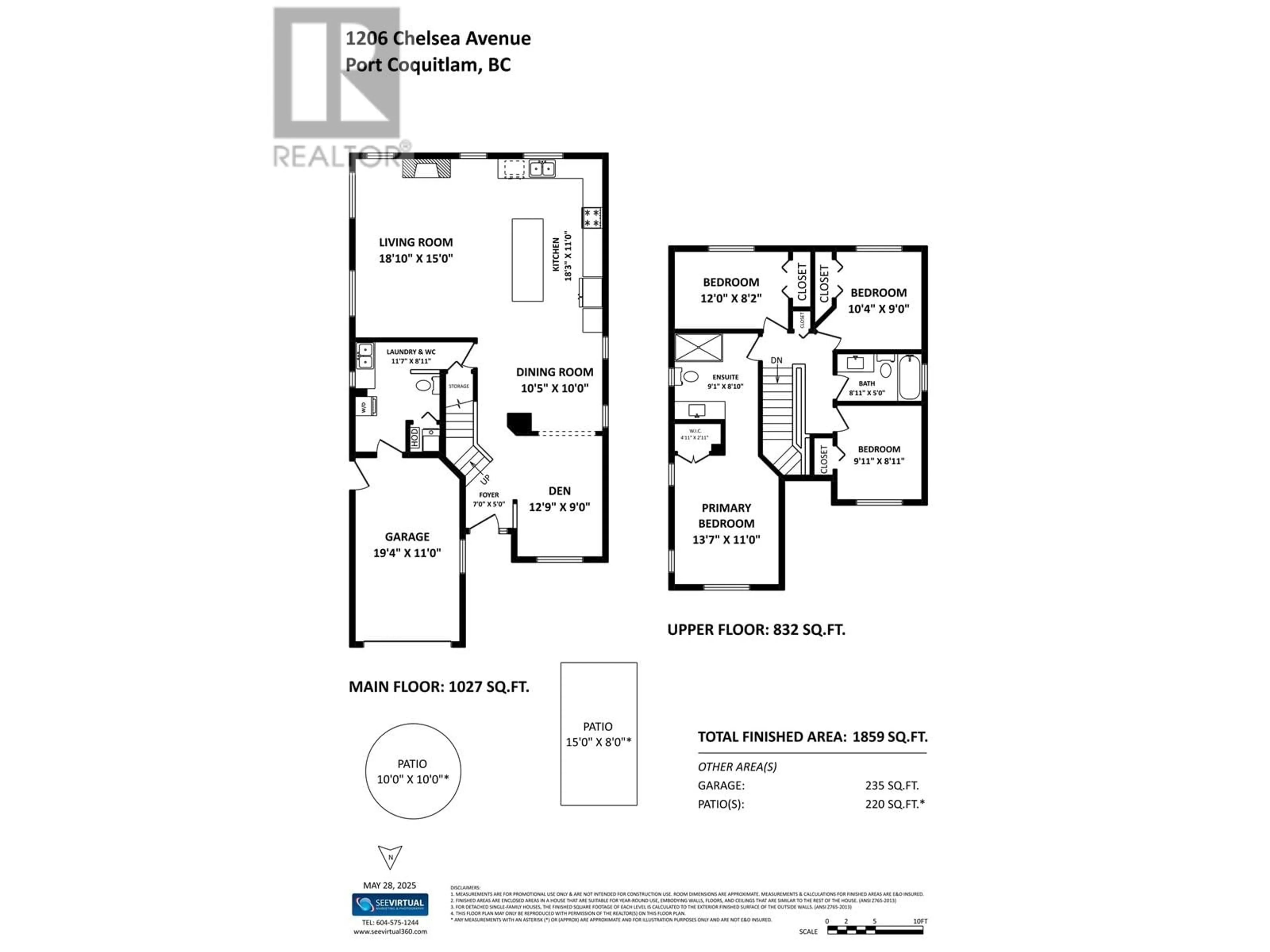 Floor plan for 1206 CHELSEA AVENUE, Port Coquitlam British Columbia V3B7J9