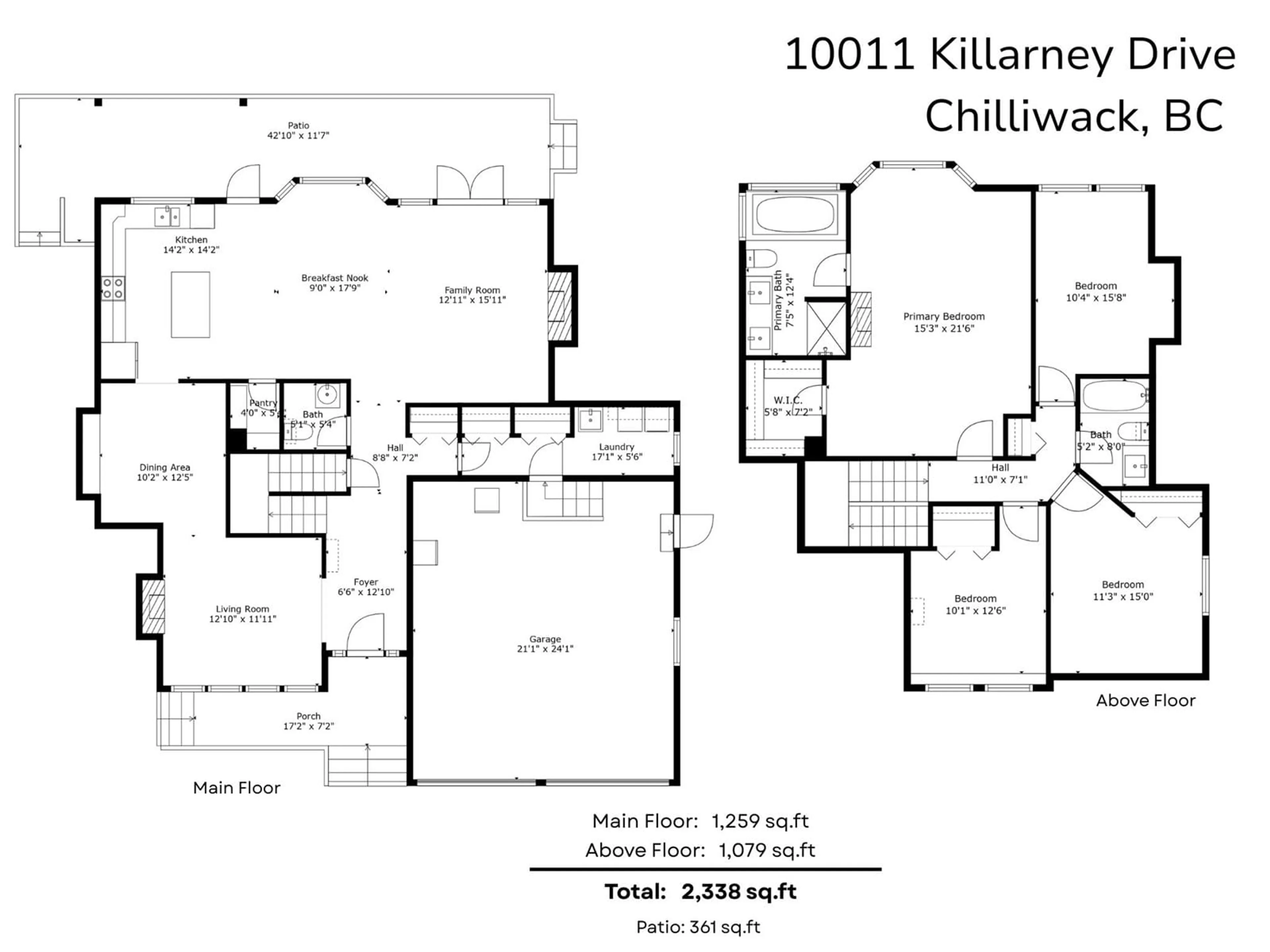 Floor plan for 10011 KILLARNEY DRIVE, Chilliwack British Columbia V2P5P7