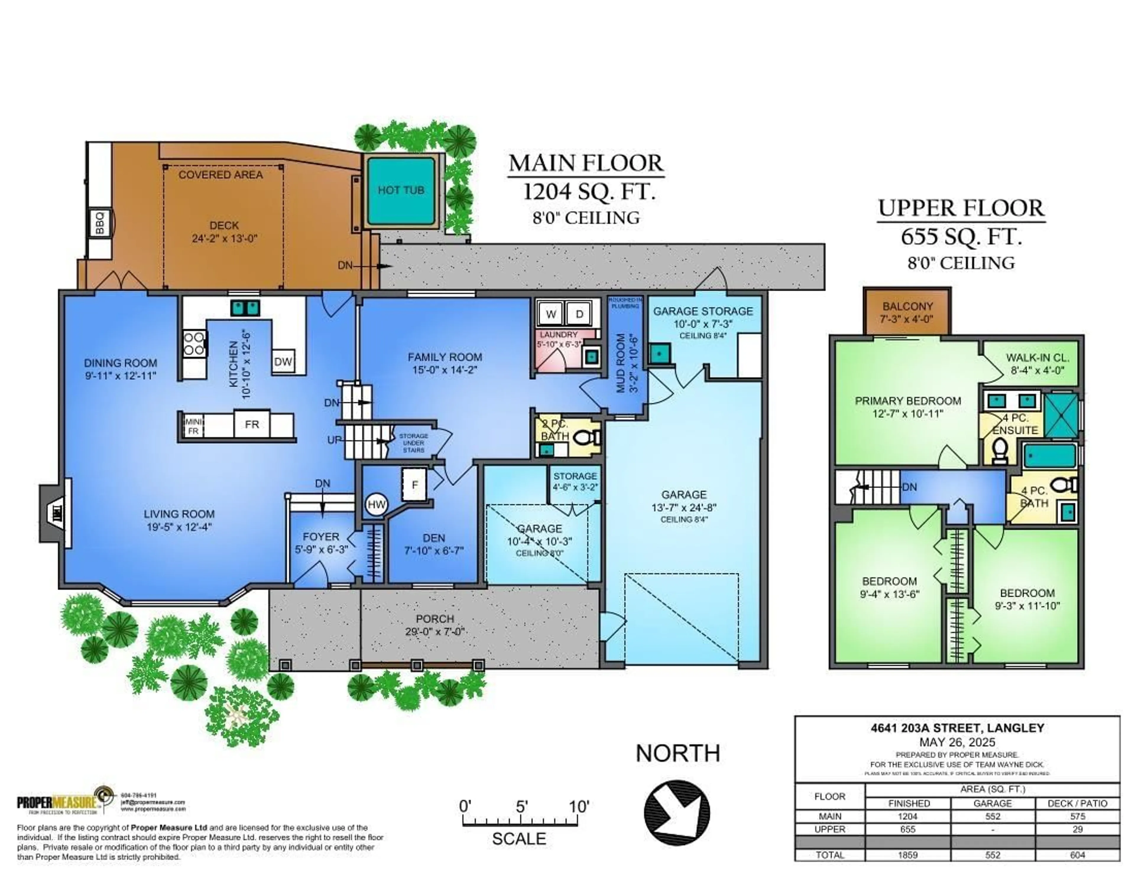 Floor plan for 4641 203A, Langley British Columbia V3A5W2