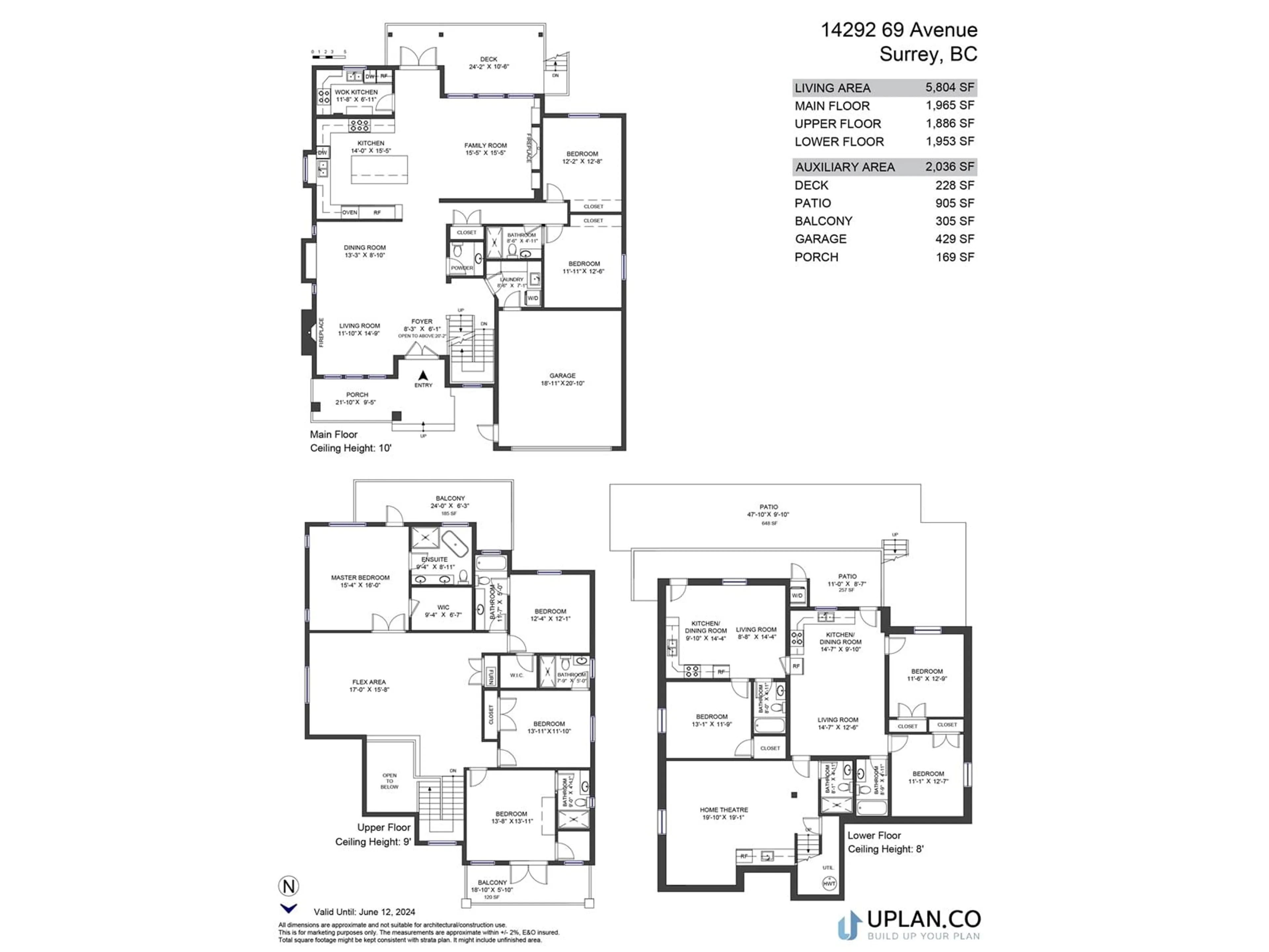 Floor plan for 14292 69, Surrey British Columbia V3W2H7