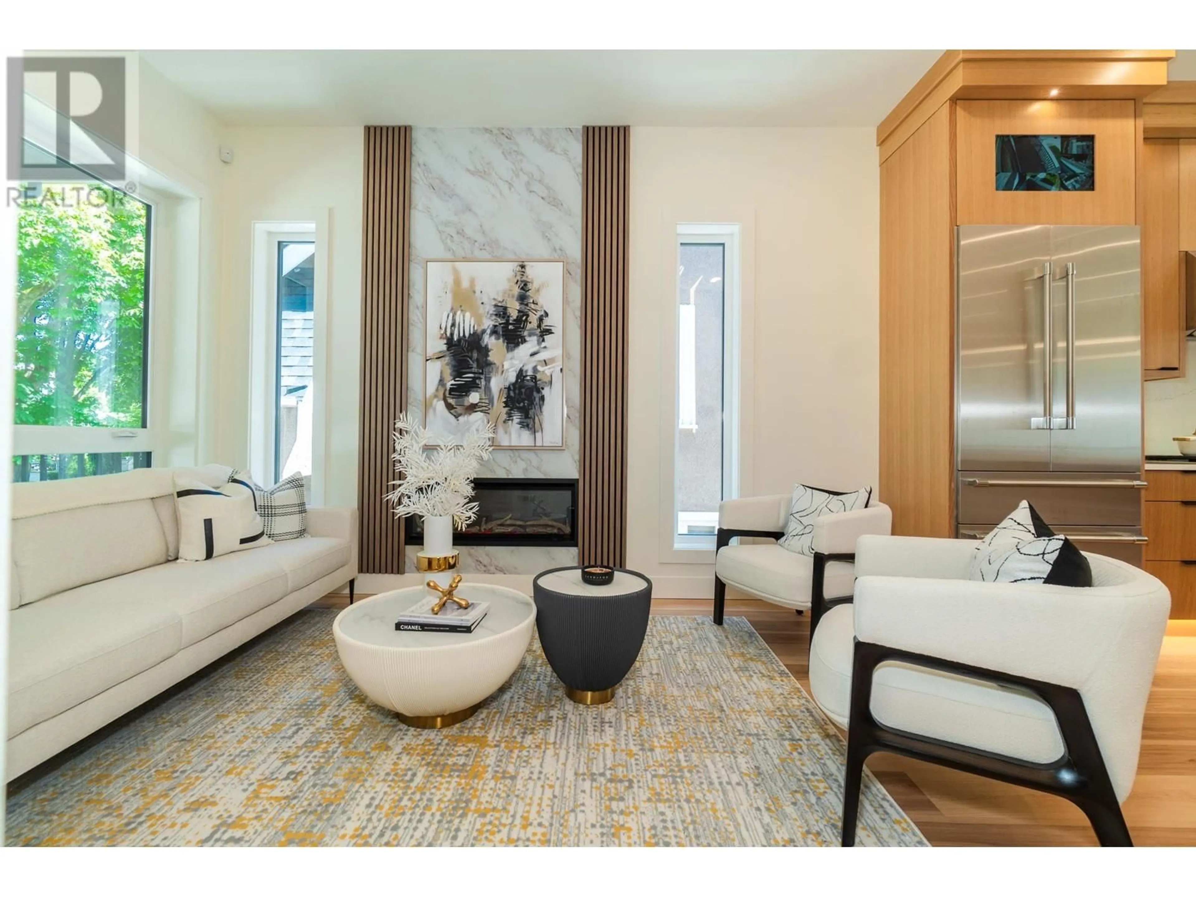 Living room with furniture, ceramic/tile floor for 3338 14TH AVENUE, Vancouver British Columbia V6R2V8