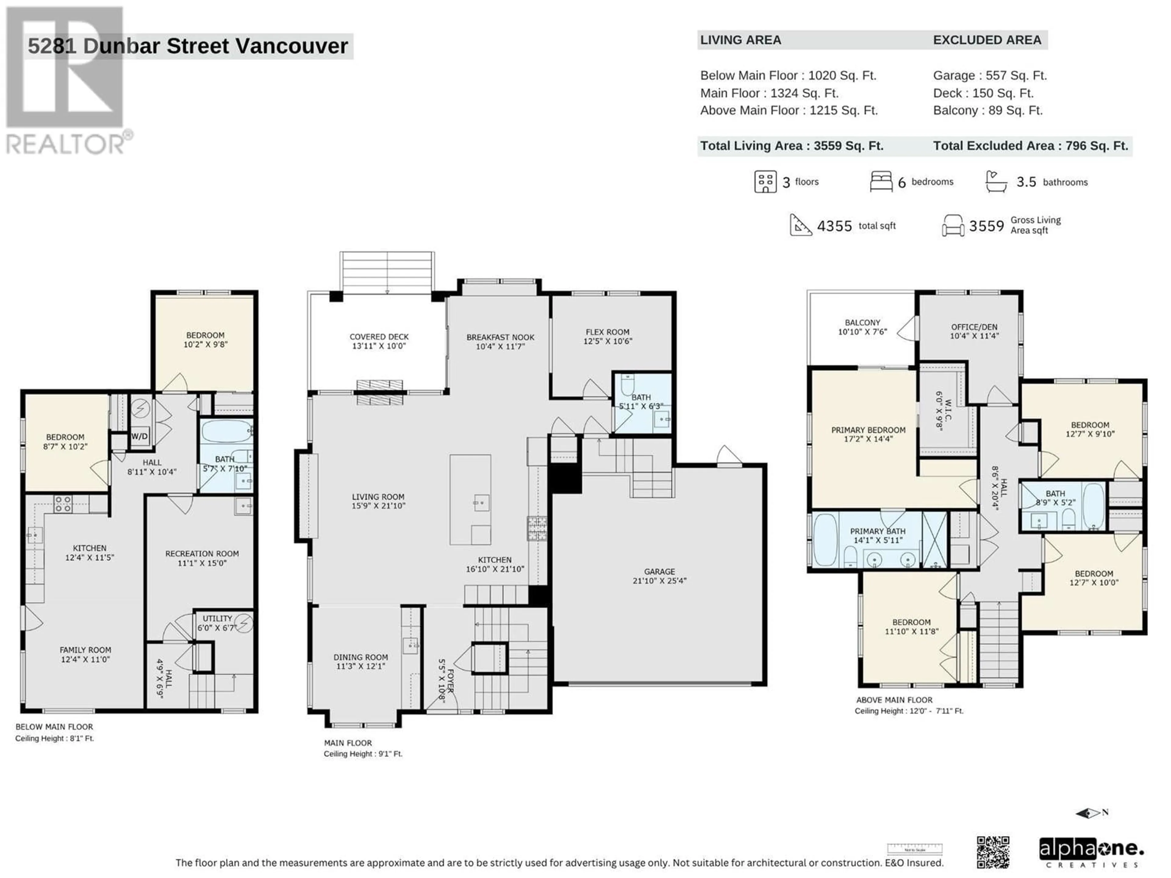 Floor plan for 5281 DUNBAR STREET, Vancouver British Columbia V6N1W1
