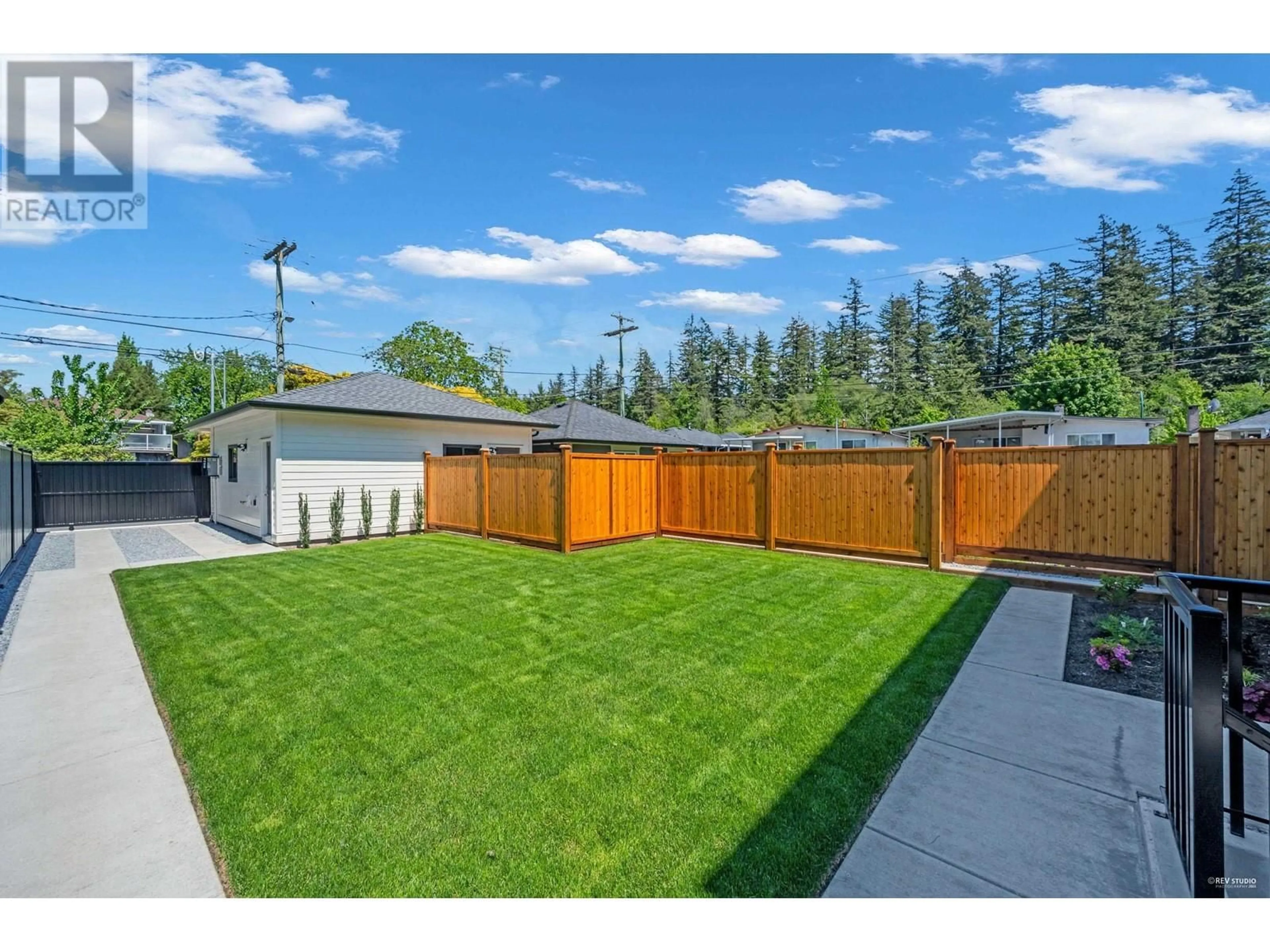 A pic from outside/outdoor area/front of a property/back of a property/a pic from drone, street for 3673 48TH STREET, Vancouver British Columbia V5S1J1