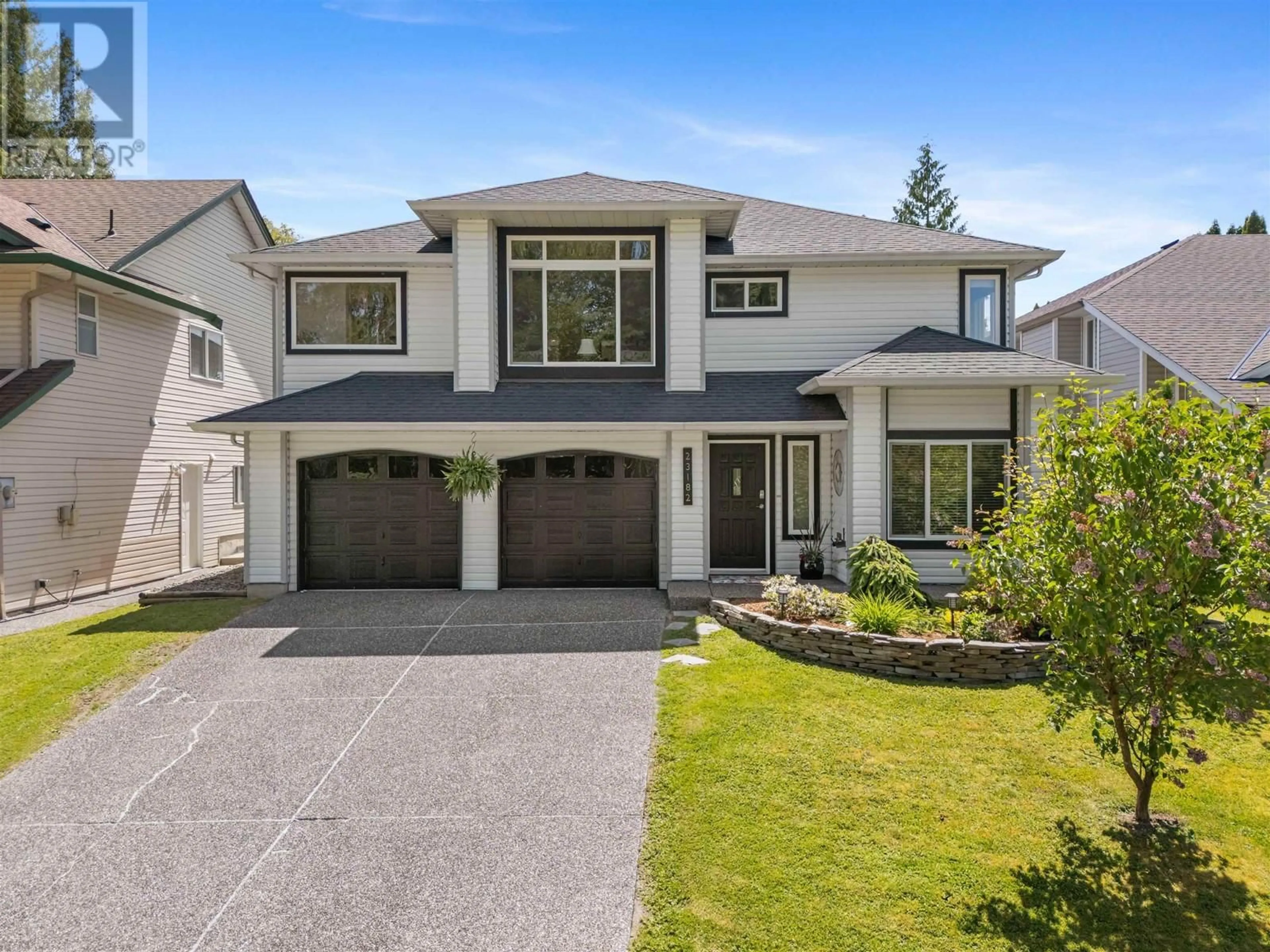 Home with vinyl exterior material, street for 23182 125A AVENUE, Maple Ridge British Columbia V2X0S2