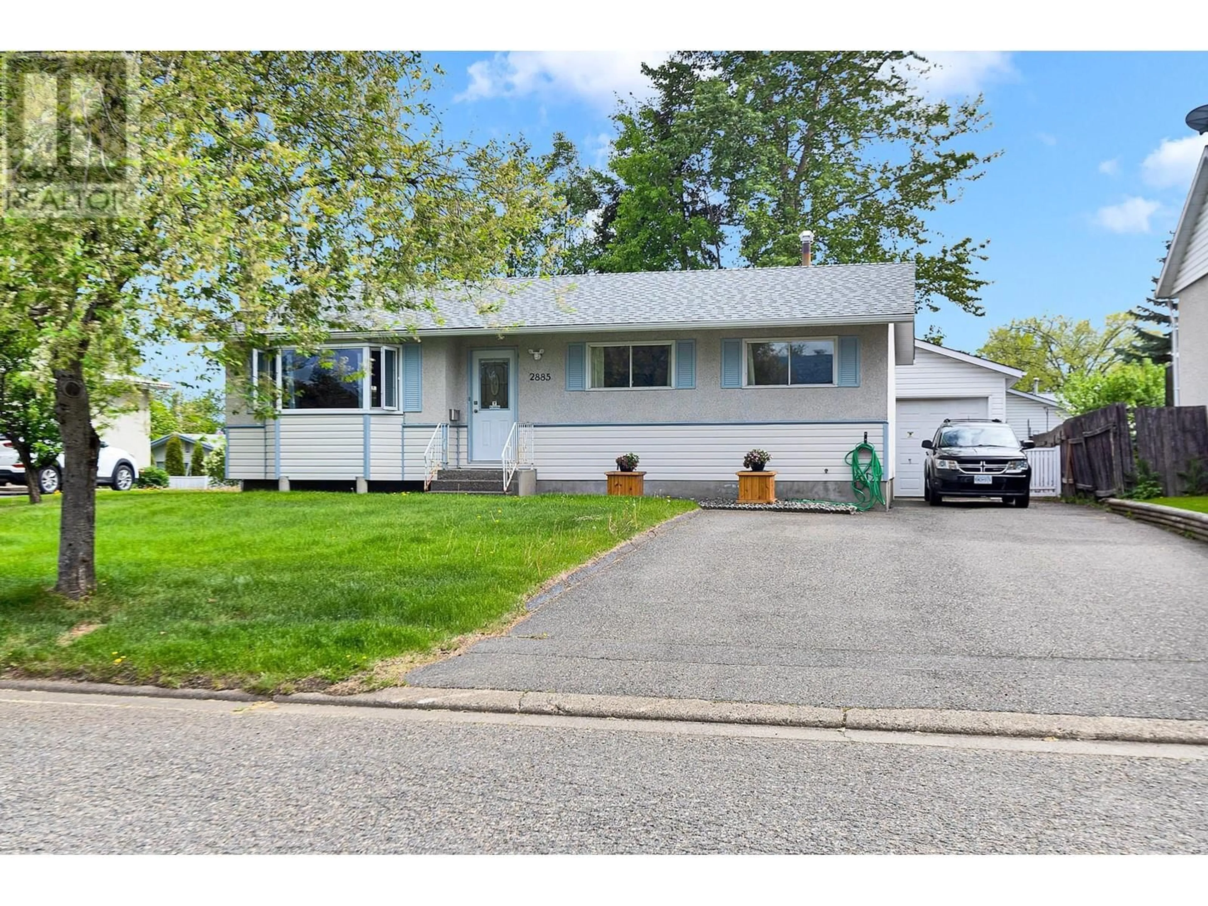 Home with vinyl exterior material, street for 2885 ATHLONE AVENUE, Prince George British Columbia V2N1G1