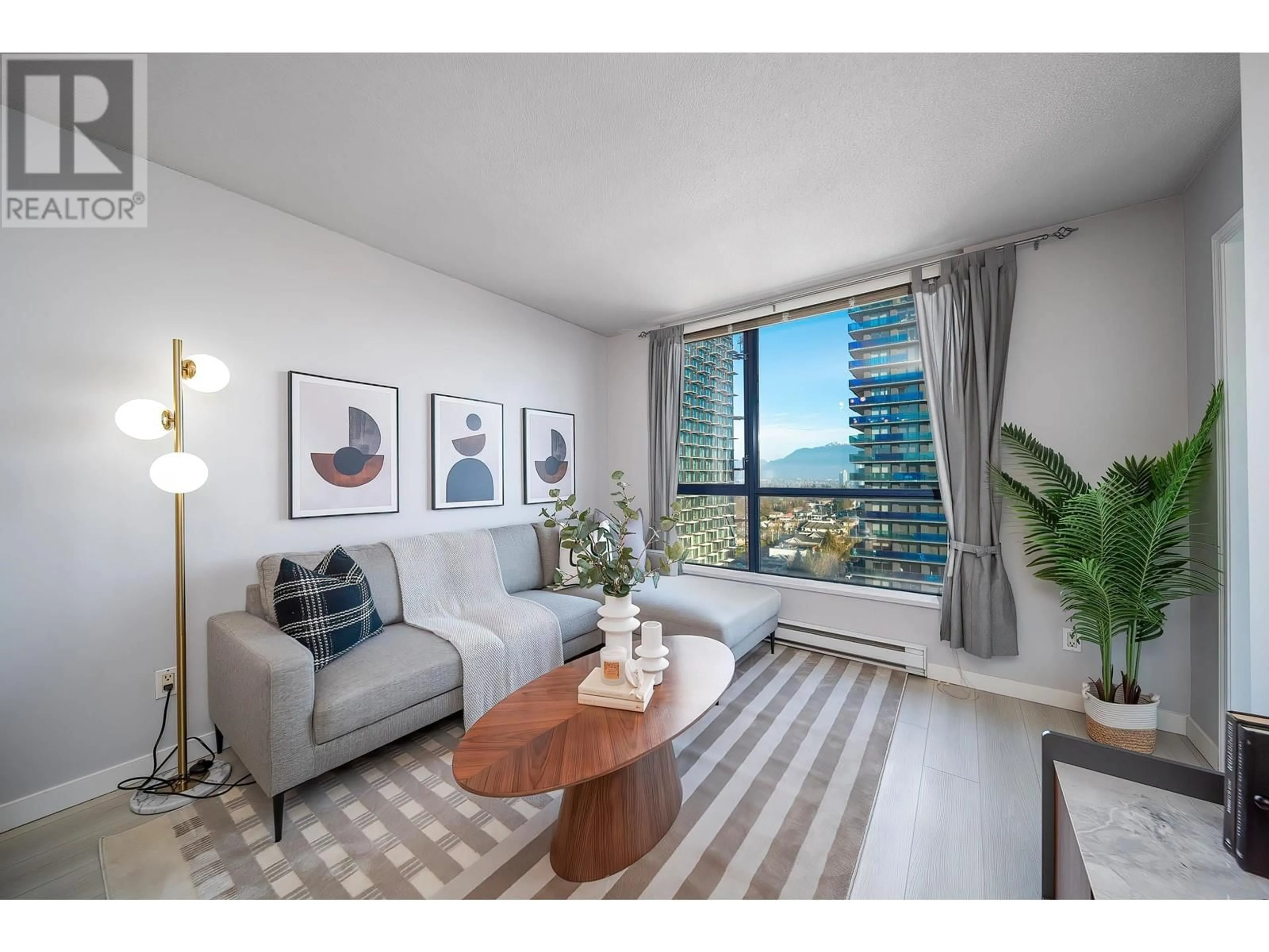 Living room with furniture, unknown for 1606 - 3438 VANNESS AVENUE, Vancouver British Columbia V5R6E7