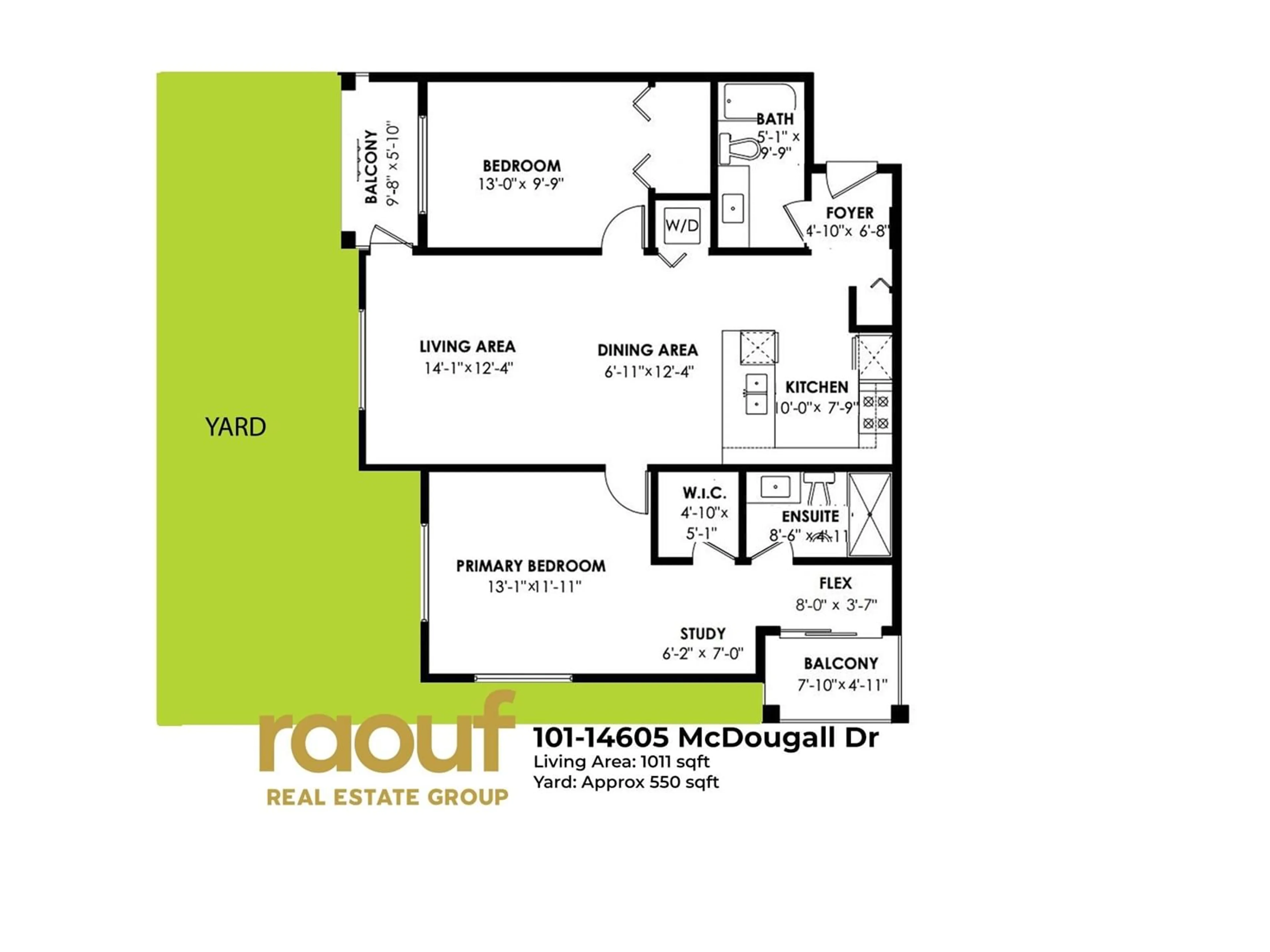 Floor plan for 101 - 14605 MCDOUGALL, Surrey British Columbia V4P0G7