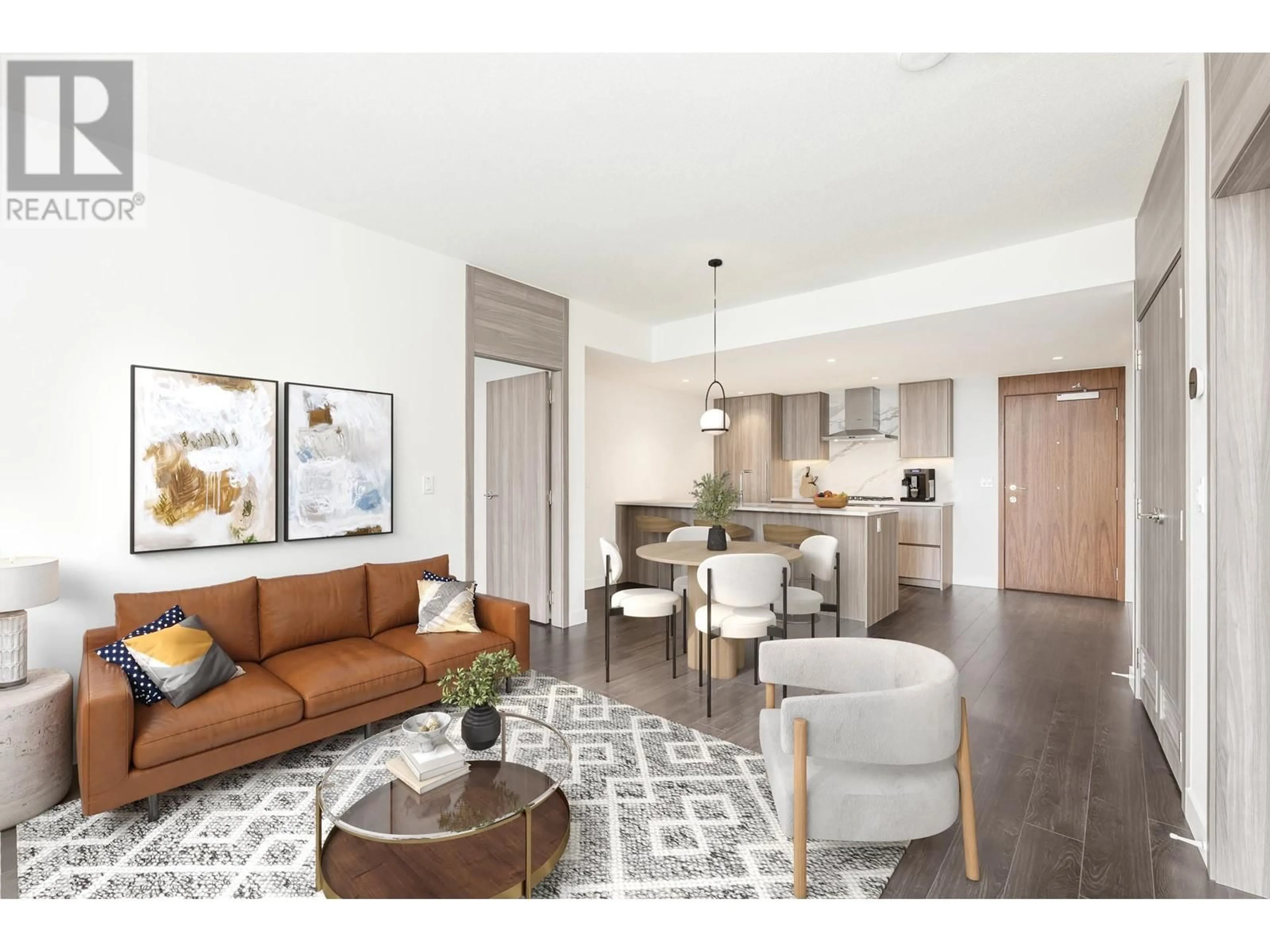 Living room with furniture, unknown for 595 - 8671 HAZELBRIDGE WAY, Richmond British Columbia V6X1R3