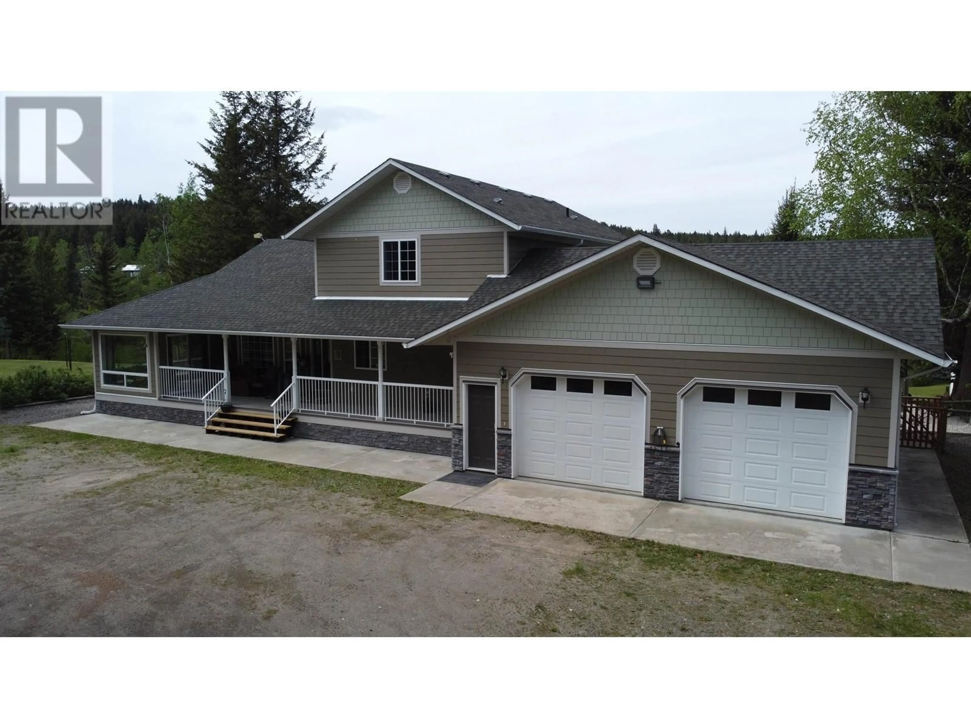 Home with vinyl exterior material, street for 5166 LOWER HOUSEMAN ROAD, Forest Grove British Columbia V0K1G0