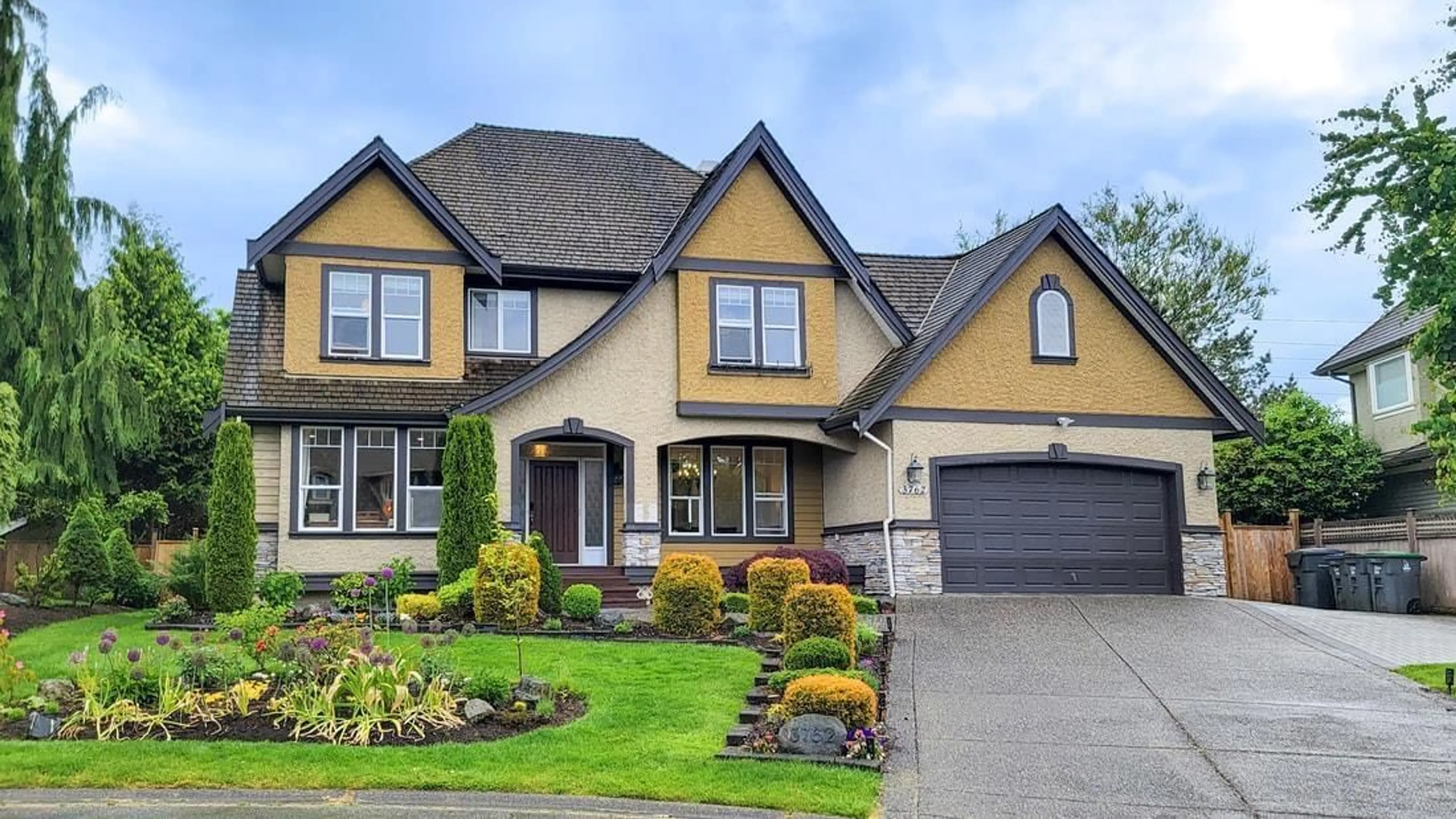 Home with brick exterior material, street for 3762 159A, Surrey British Columbia V3Z0P1