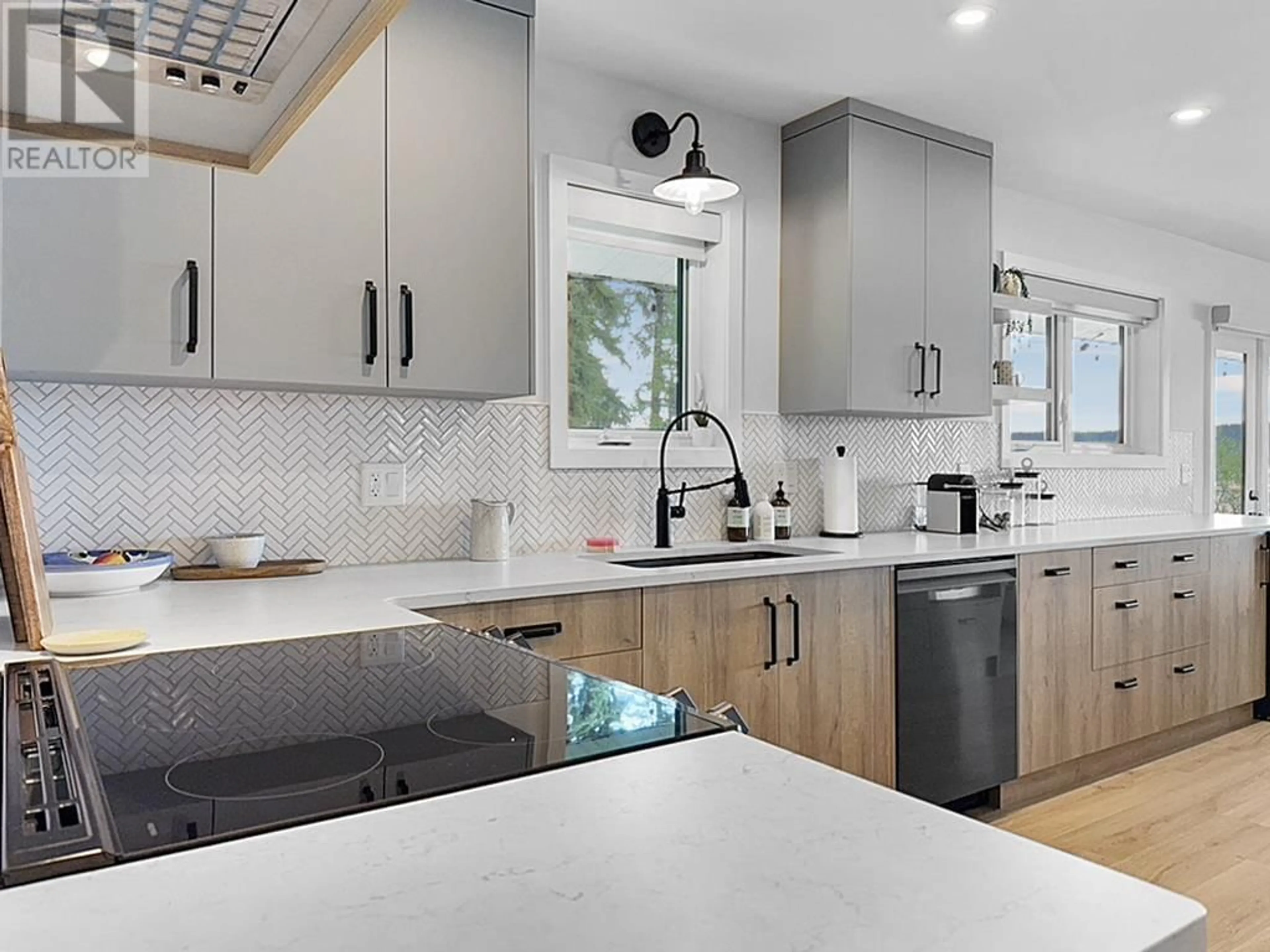 Contemporary kitchen, ceramic/tile floor for 2648 CHIMNEY LAKE ROAD, Williams Lake British Columbia V2G5J6