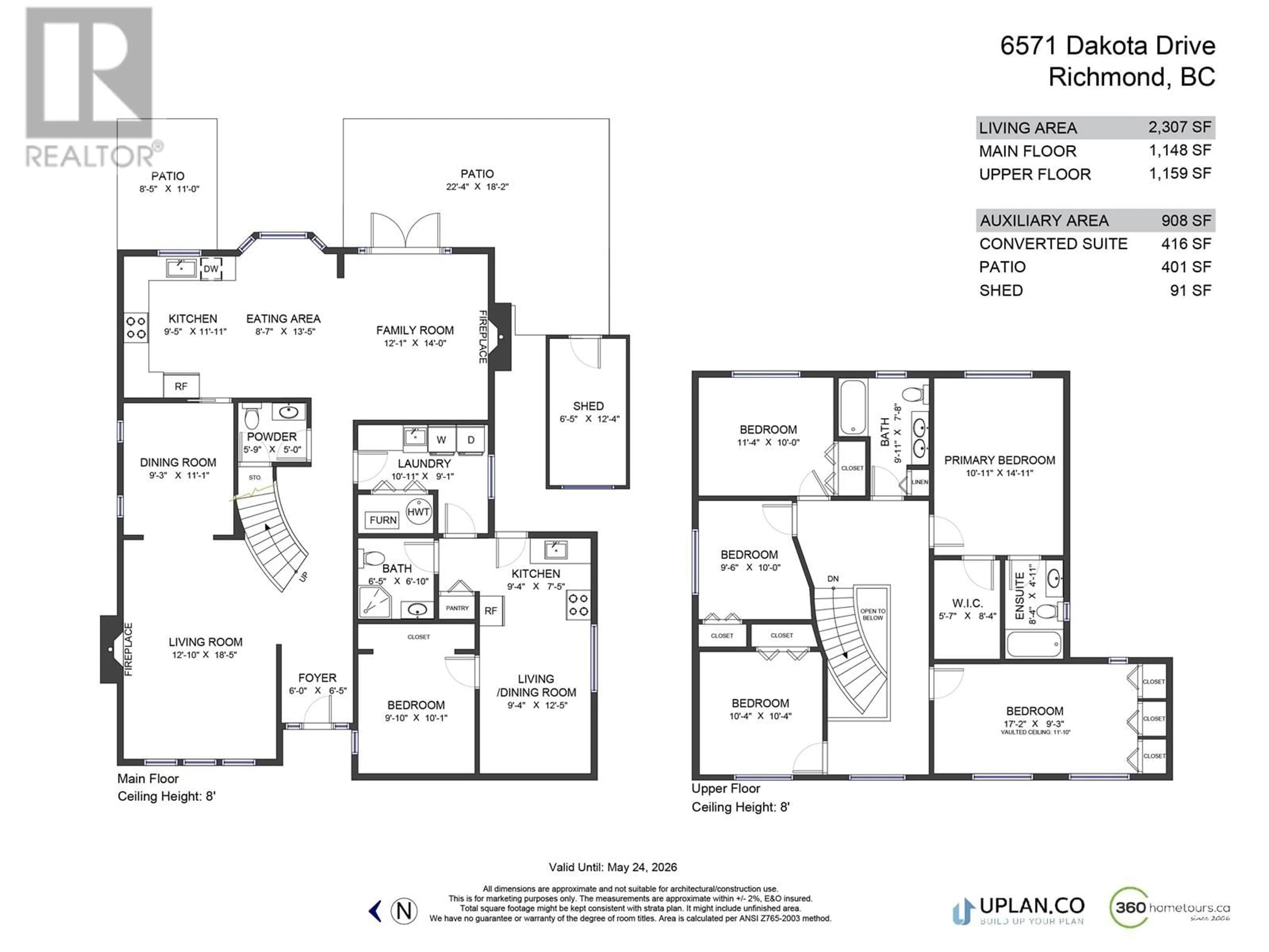 Floor plan for 6571 DAKOTA DRIVE, Richmond British Columbia V7C4X5