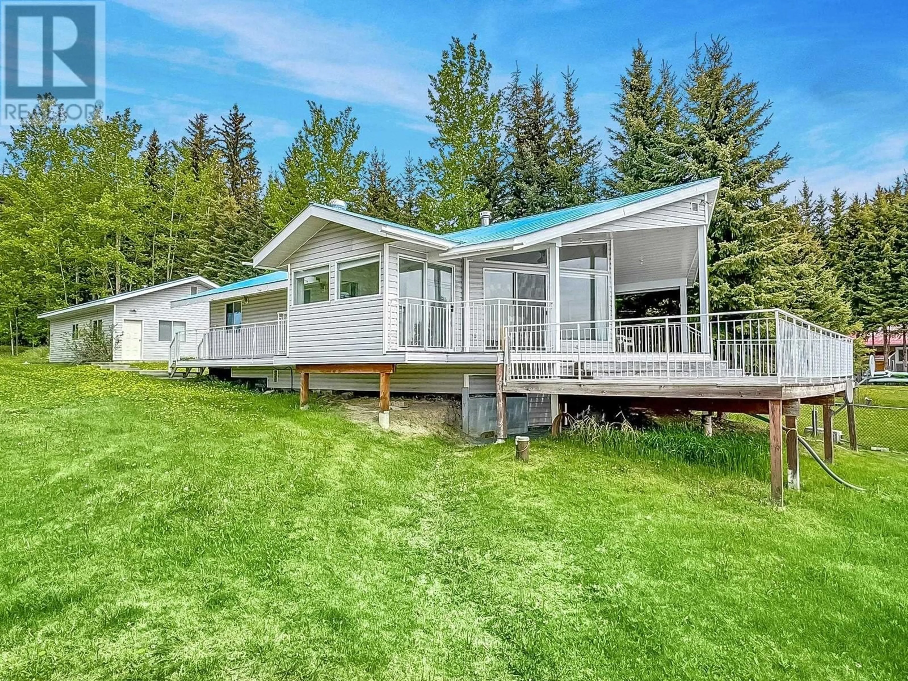 Home with vinyl exterior material, water/lake/river/ocean view for 7630 BURGESS ROAD, Deka Lake / Sulphurous / Hathaway Lakes British Columbia V0K1X3