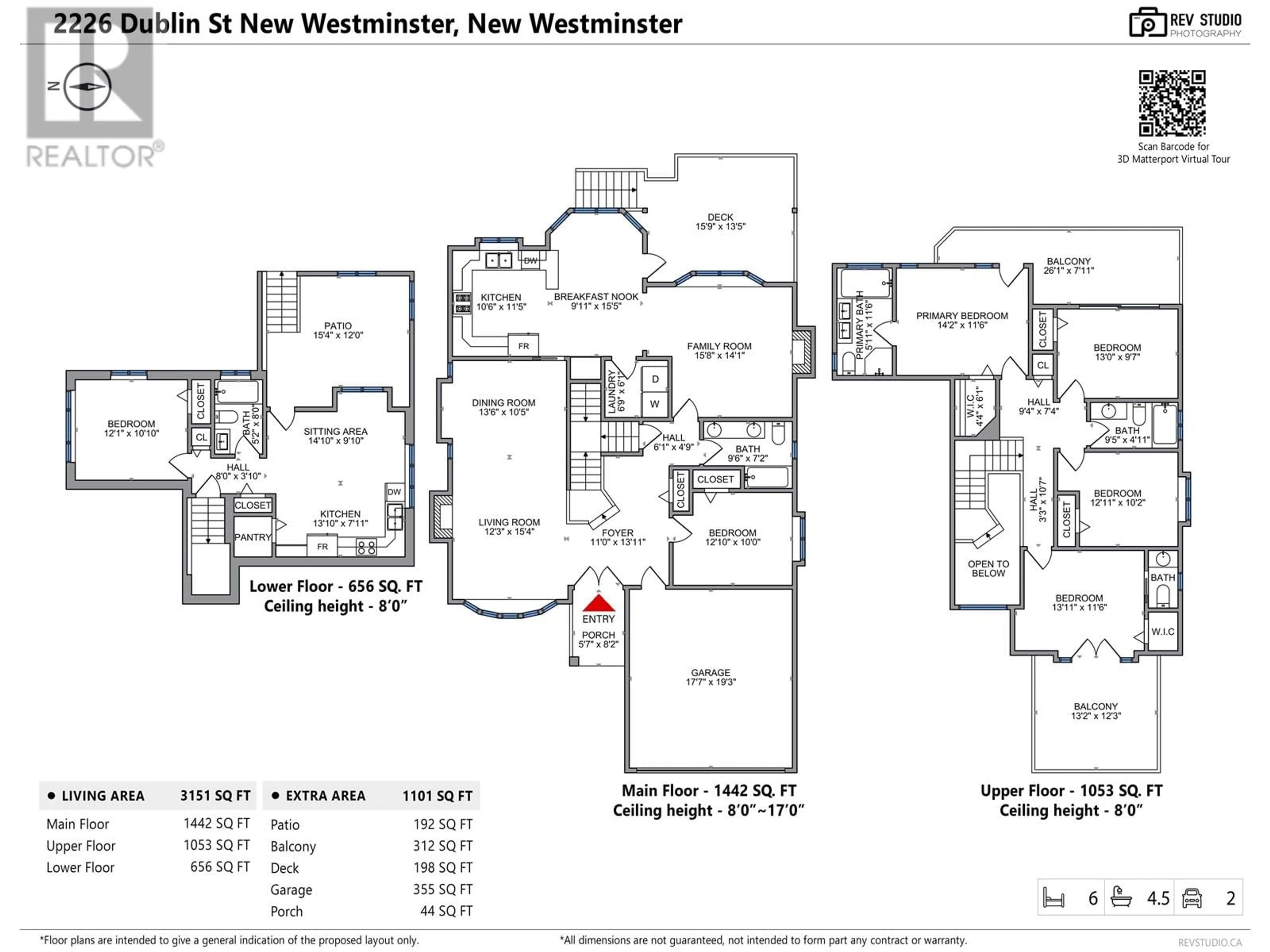 Floor plan for 2226 DUBLIN STREET, New Westminster British Columbia V3M3B1