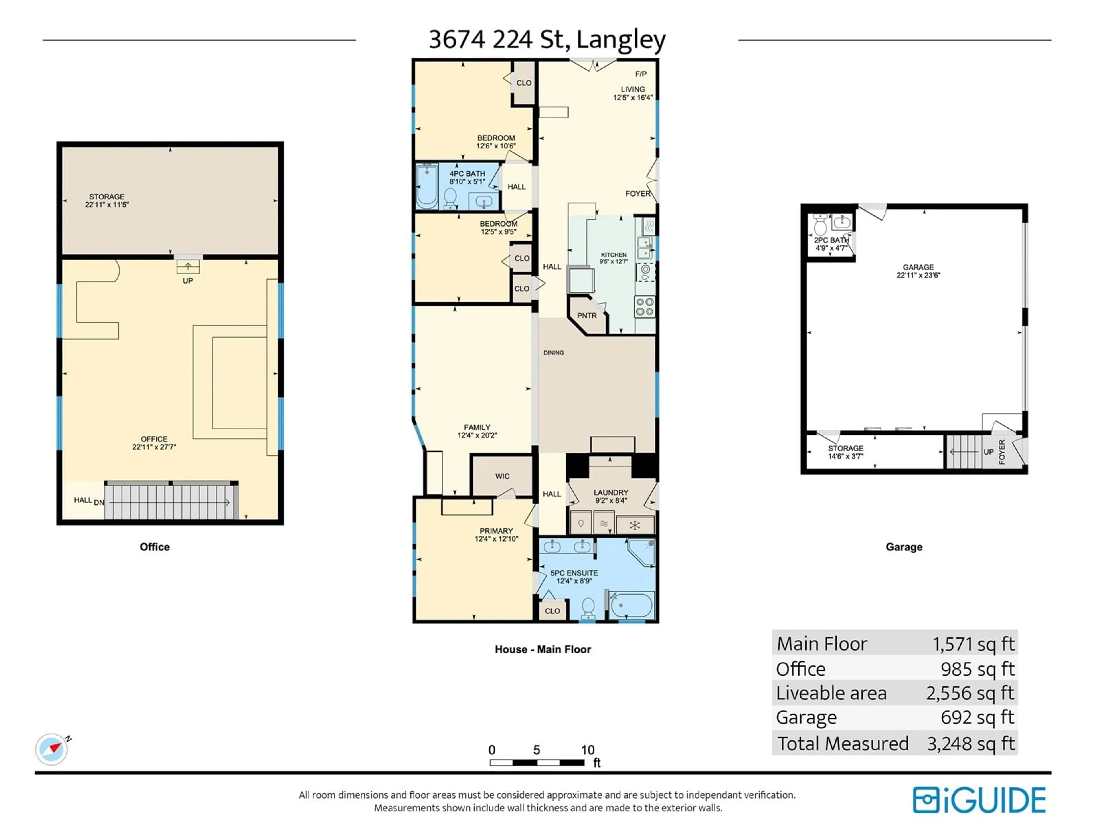Floor plan for 3674 224, Langley British Columbia V2Z2G7