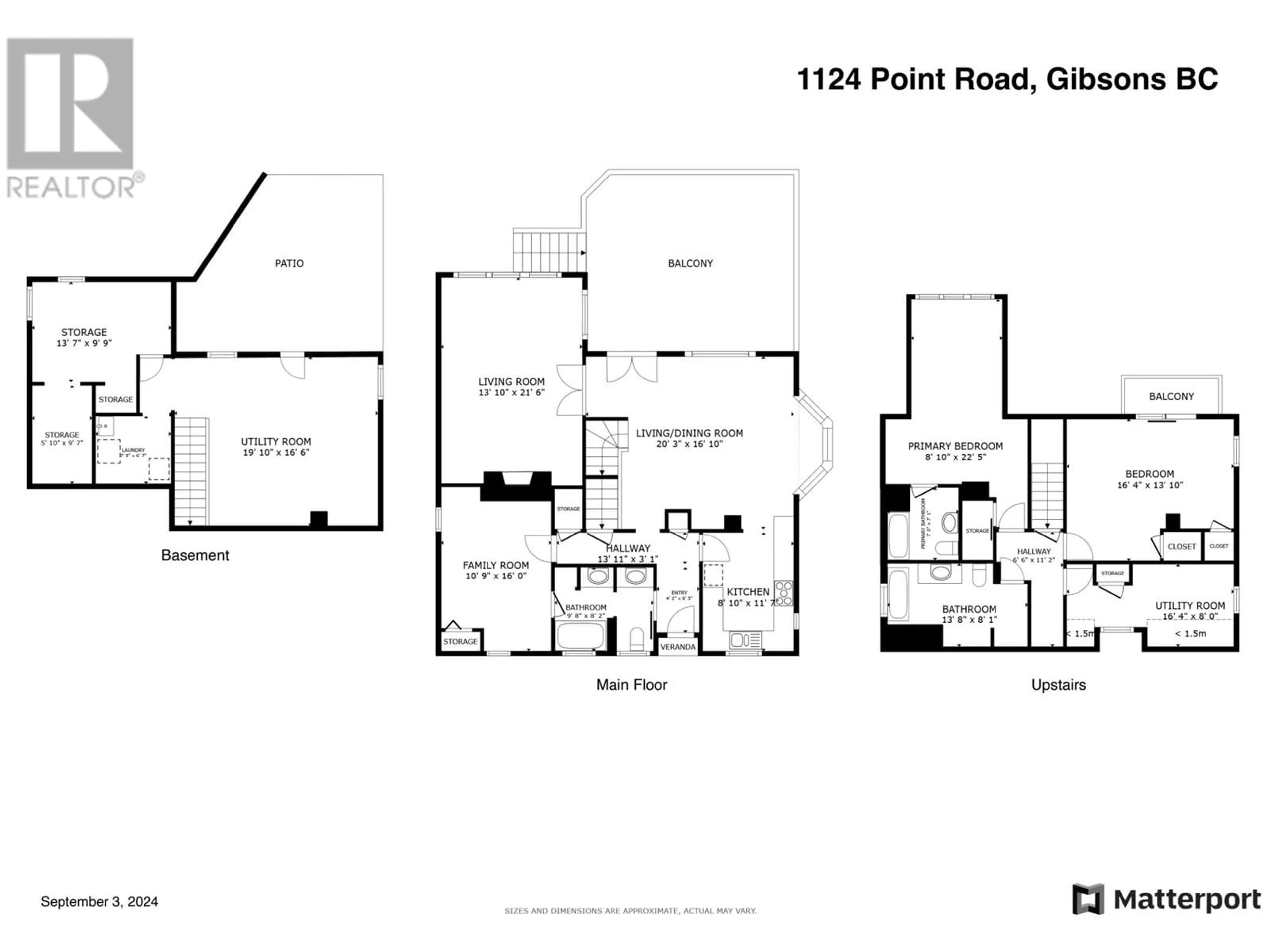 Floor plan for 1124 POINT ROAD, Gibsons British Columbia V0N1V1