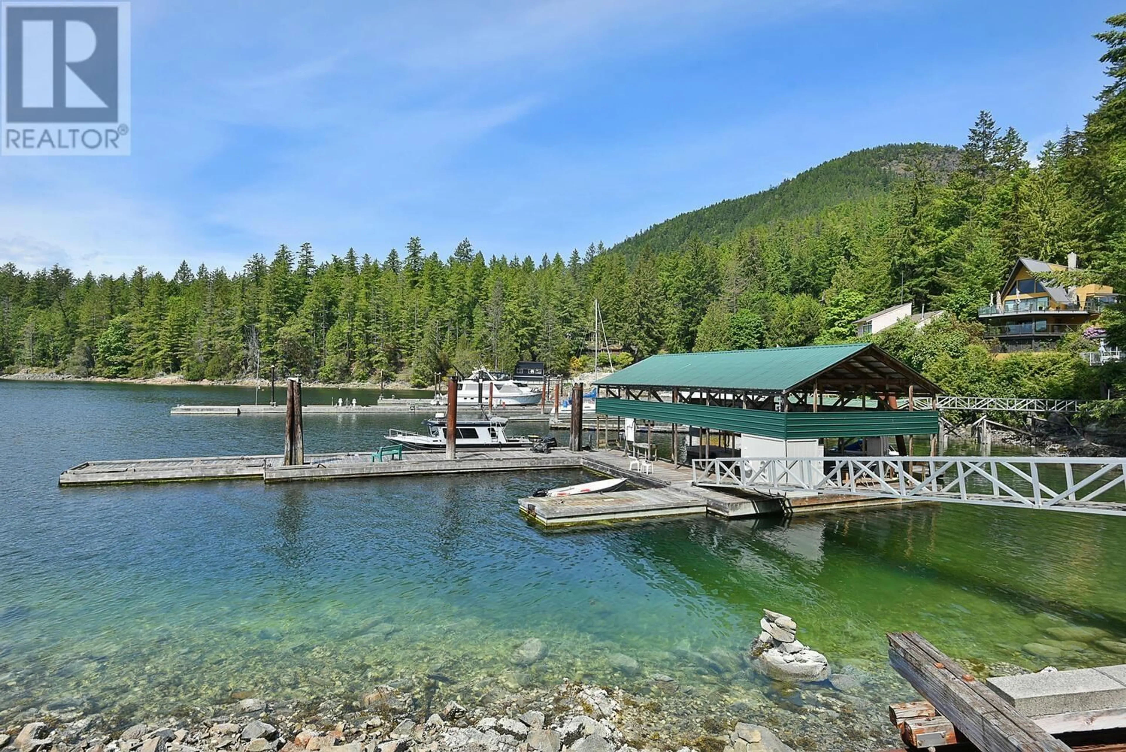 Patio, water/lake/river/ocean view for 13109 CLAYDON LANE, Garden Bay British Columbia V0N1S1