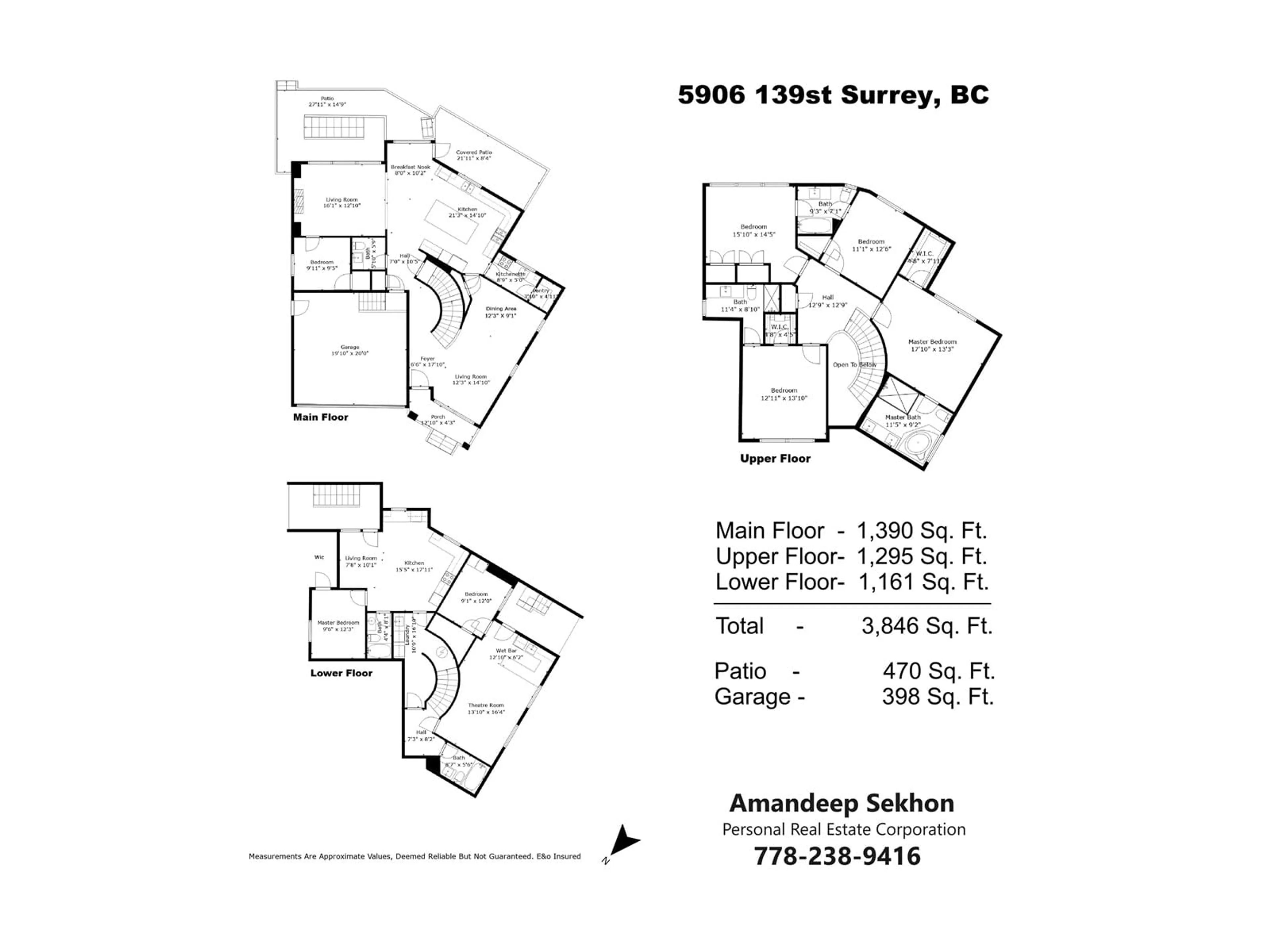 Floor plan for 5906 139, Surrey British Columbia V3X0G6
