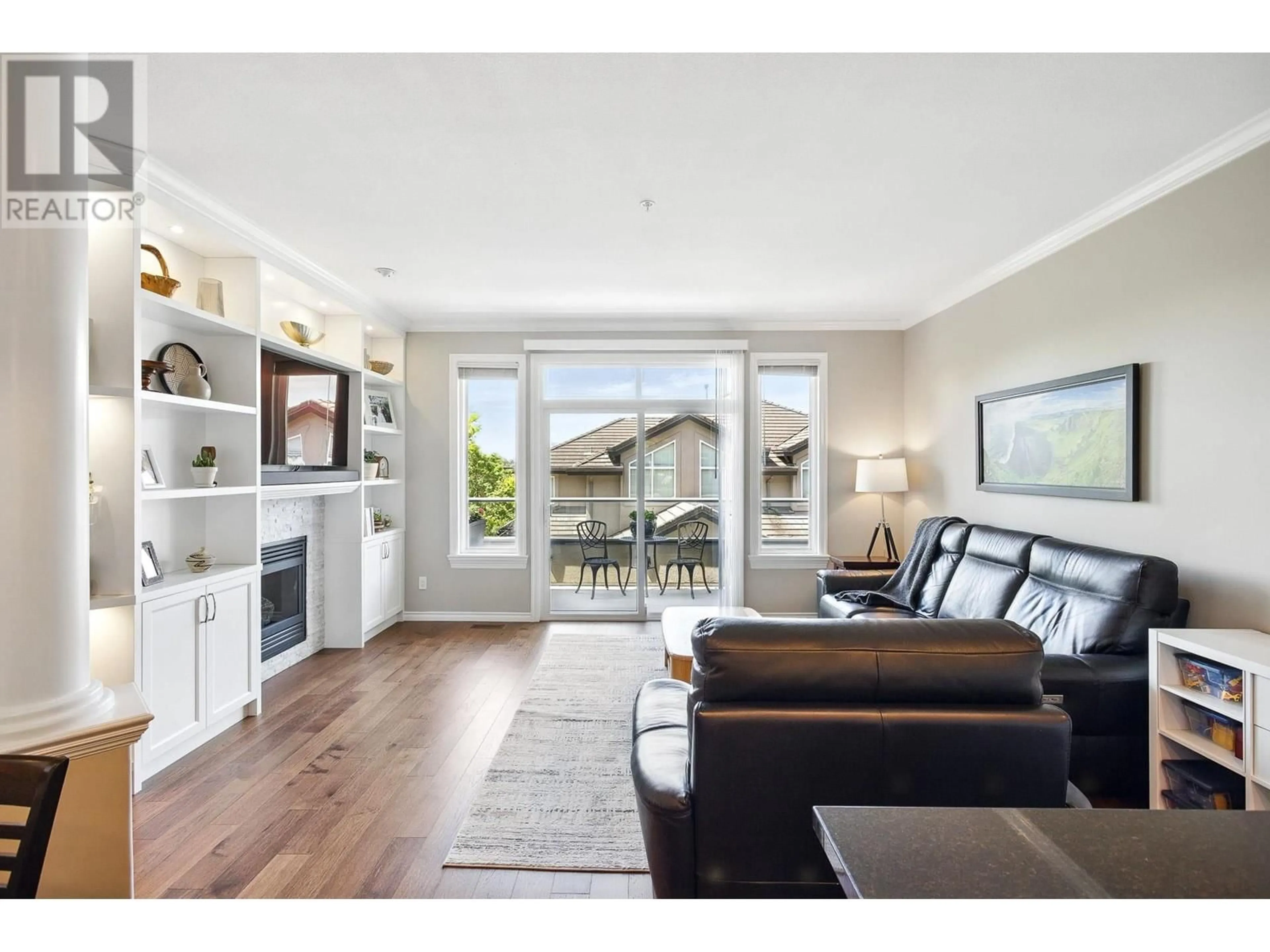 Living room with furniture, wood/laminate floor for 13 - 688 CITADEL DRIVE, Port Coquitlam British Columbia V3C6M8