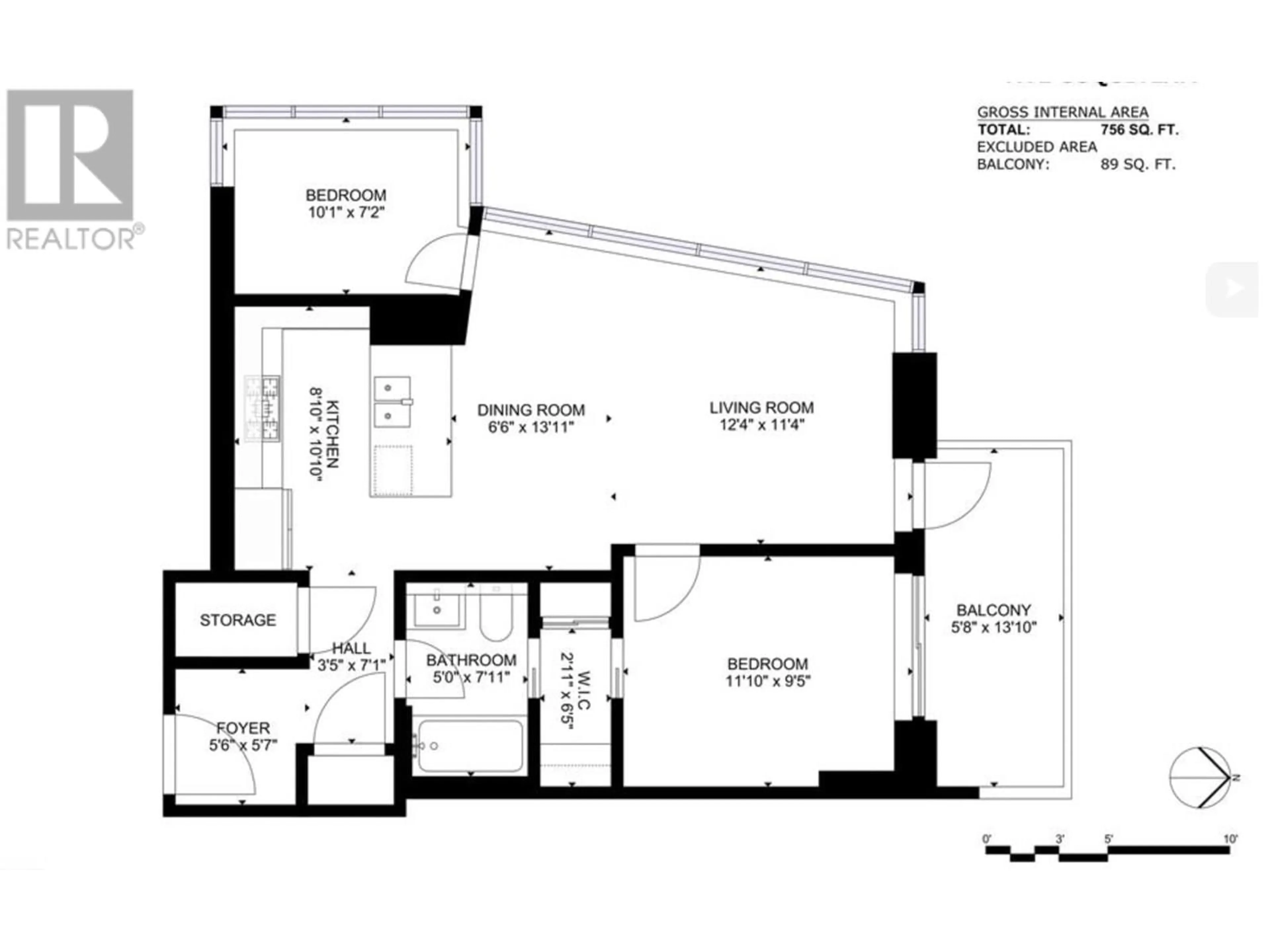 Floor plan for 2602 - 2975 ATLANTIC AVENUE, Coquitlam British Columbia V3B0C5