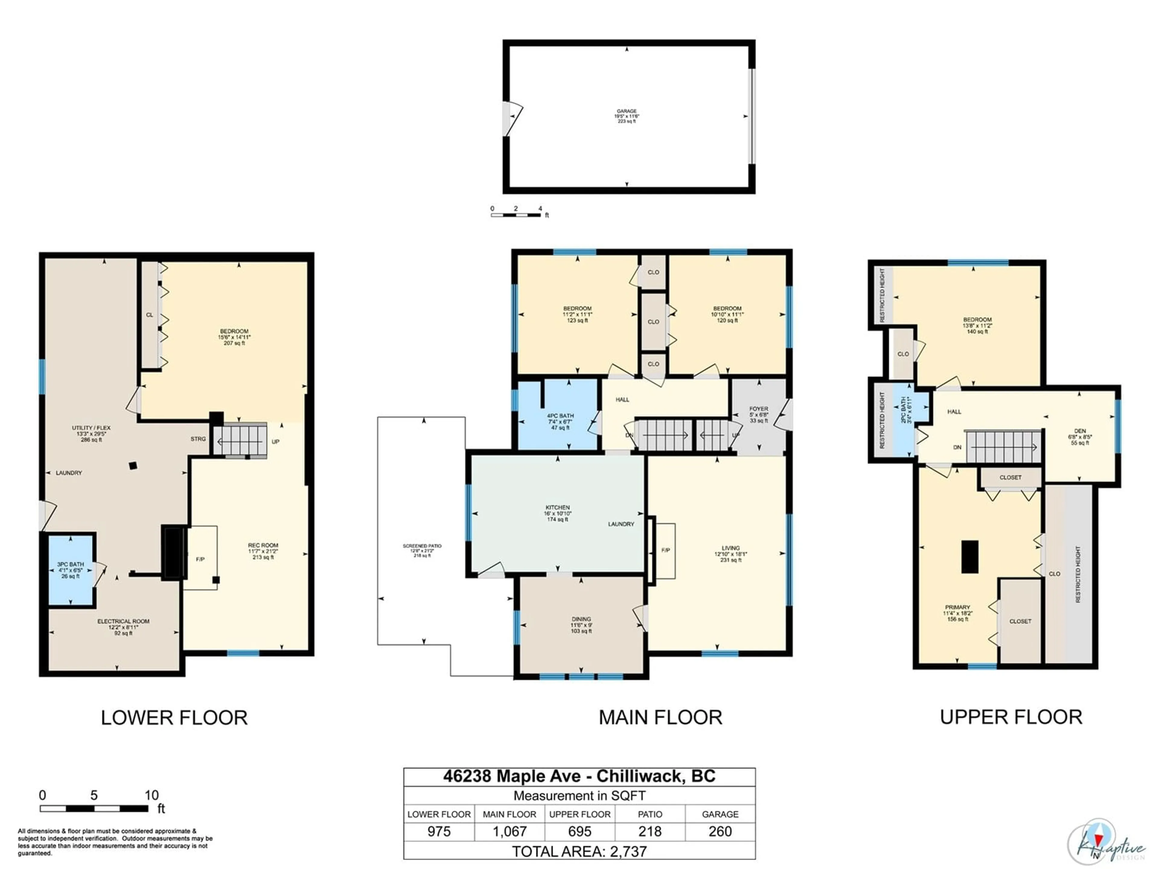 Floor plan for 46238 MAPLE AVENUE, Chilliwack British Columbia V2P2J4