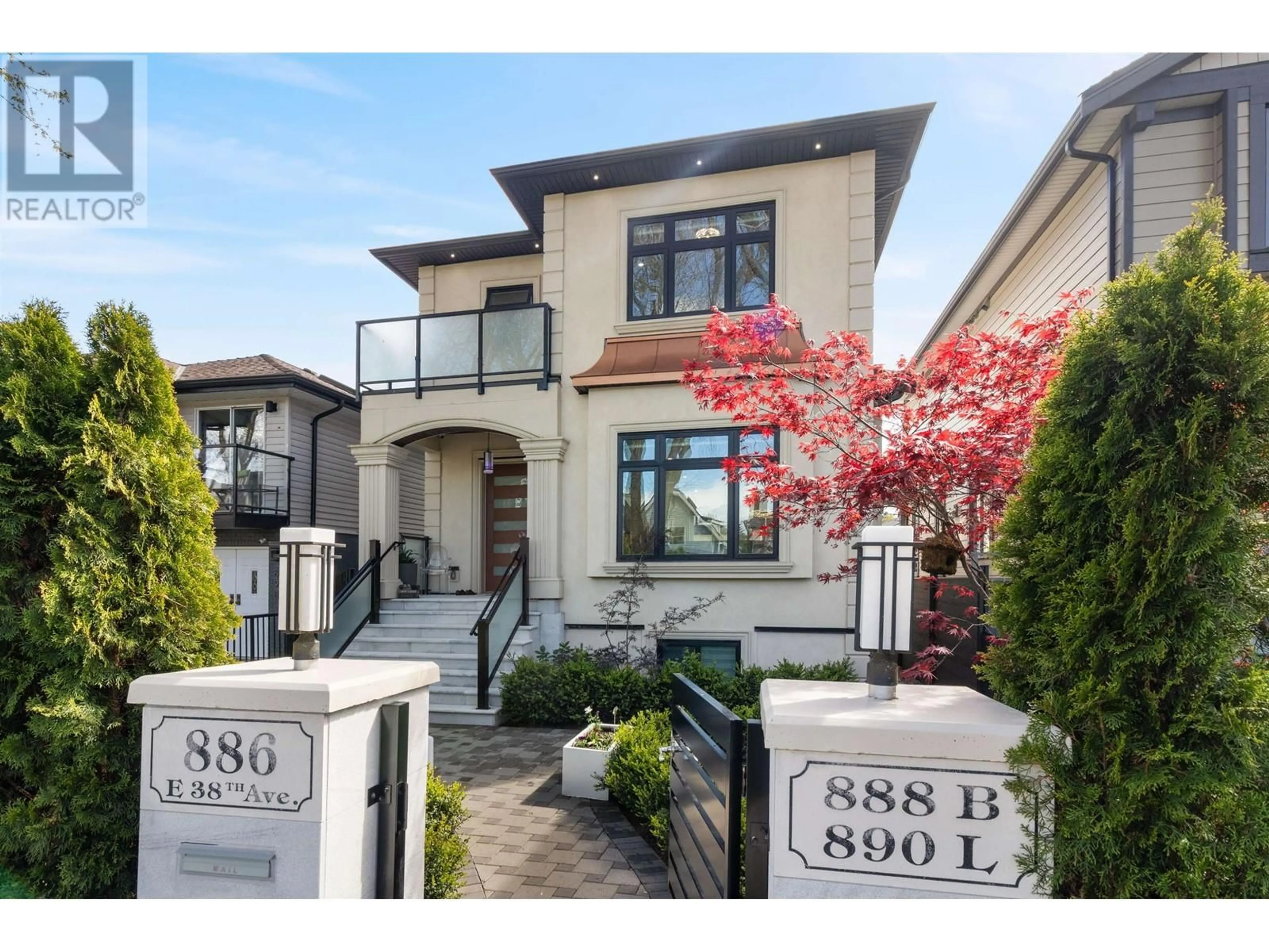 Home with brick exterior material, street for 886 38TH AVENUE, Vancouver British Columbia V5W1J3