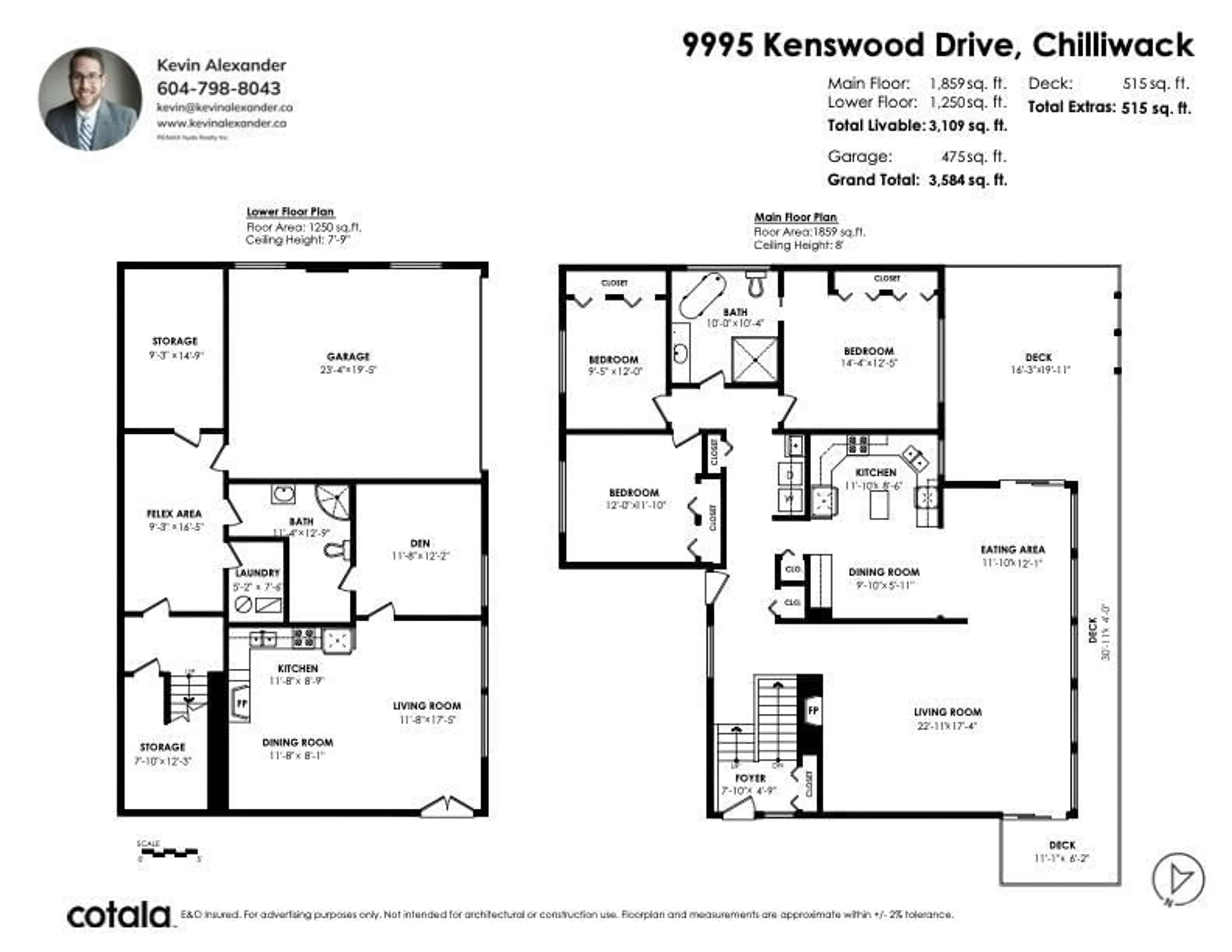 Floor plan for 9995 KENSWOOD DRIVE, Chilliwack British Columbia V2P7N5