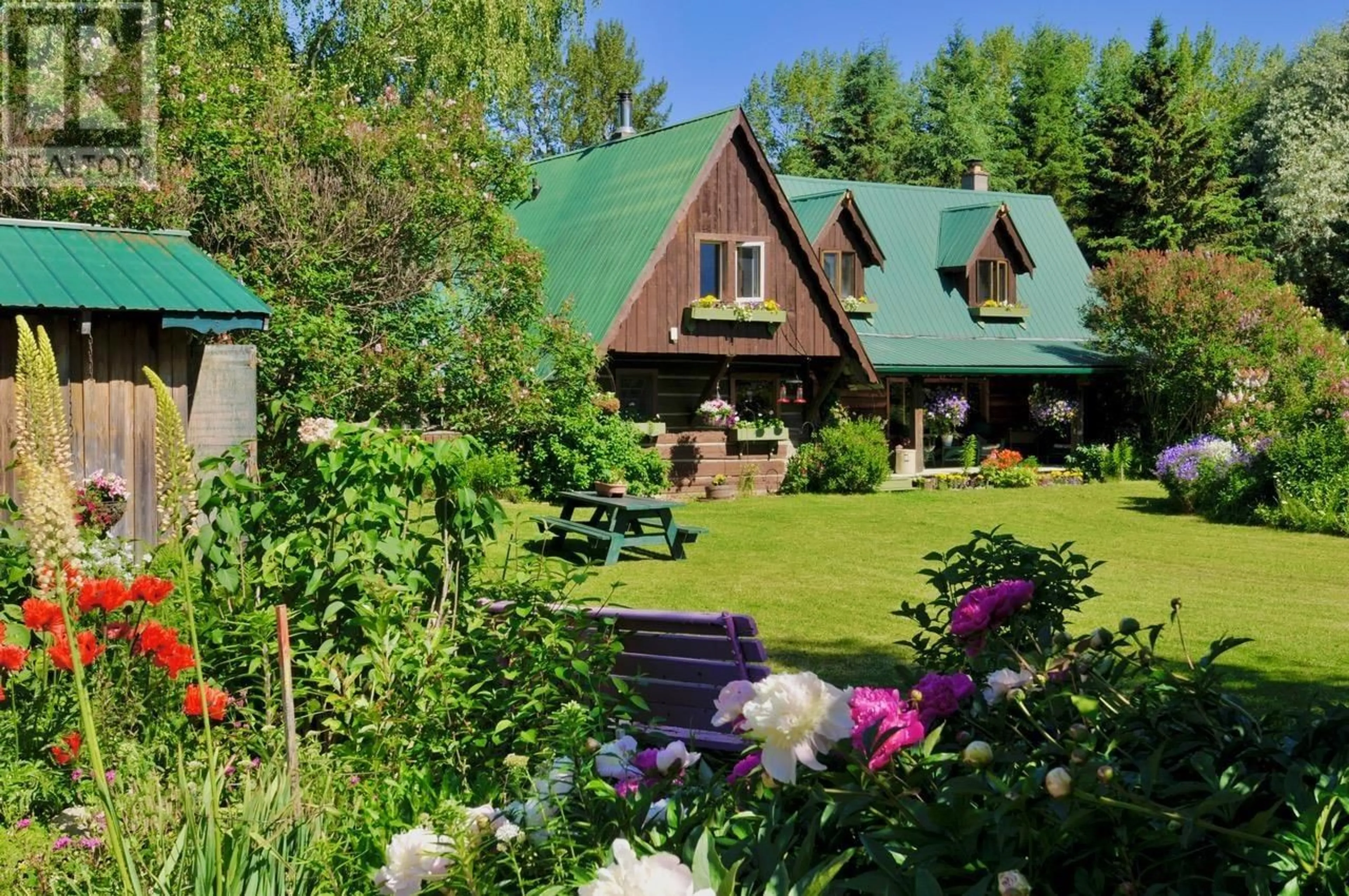 A pic from outside/outdoor area/front of a property/back of a property/a pic from drone, mountain view for 6161 DUNSTER STATION ROAD, Dunster British Columbia V0J1J0