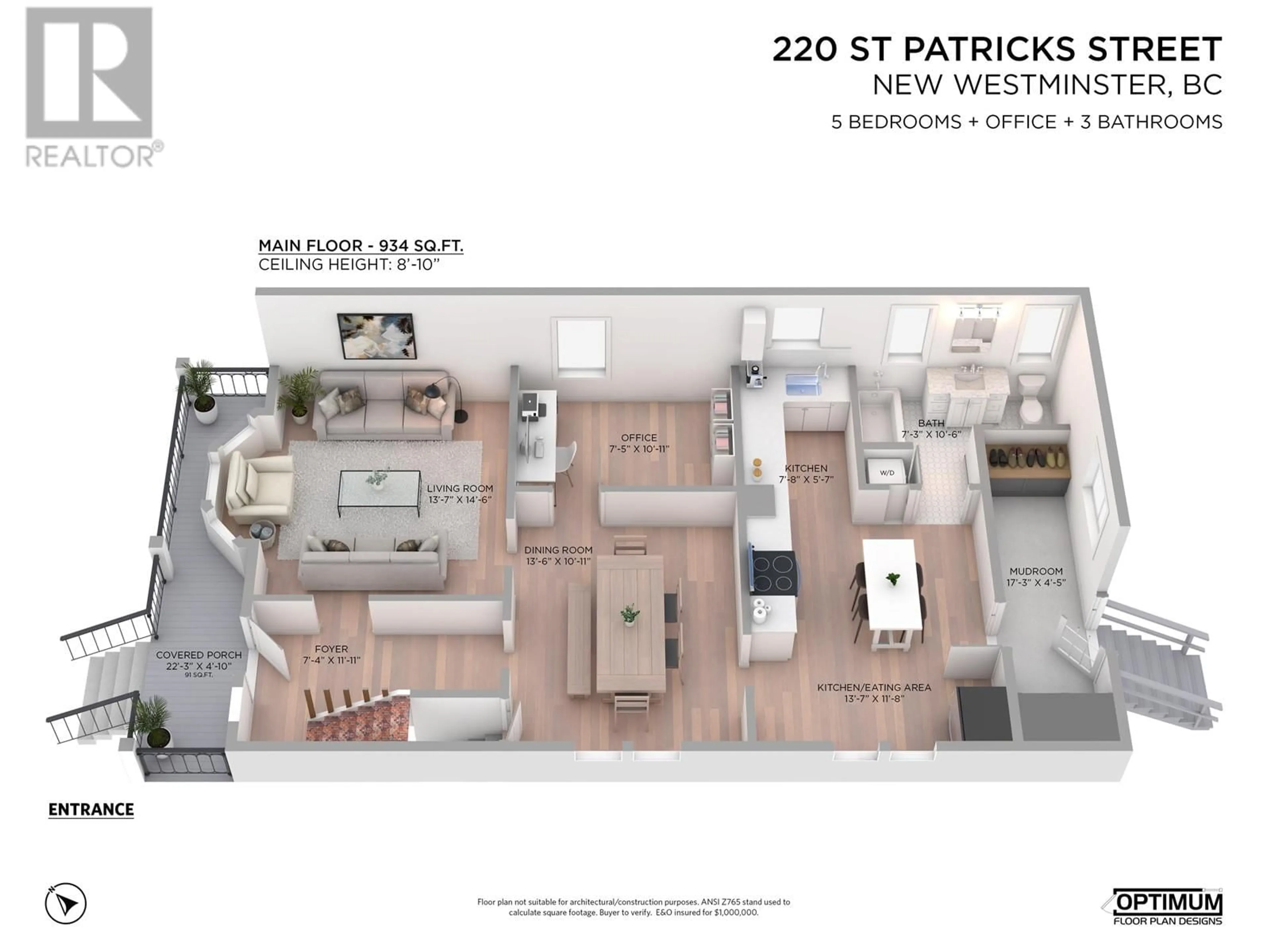 Floor plan for 220 ST. PATRICK STREET, New Westminster British Columbia V3L1P8
