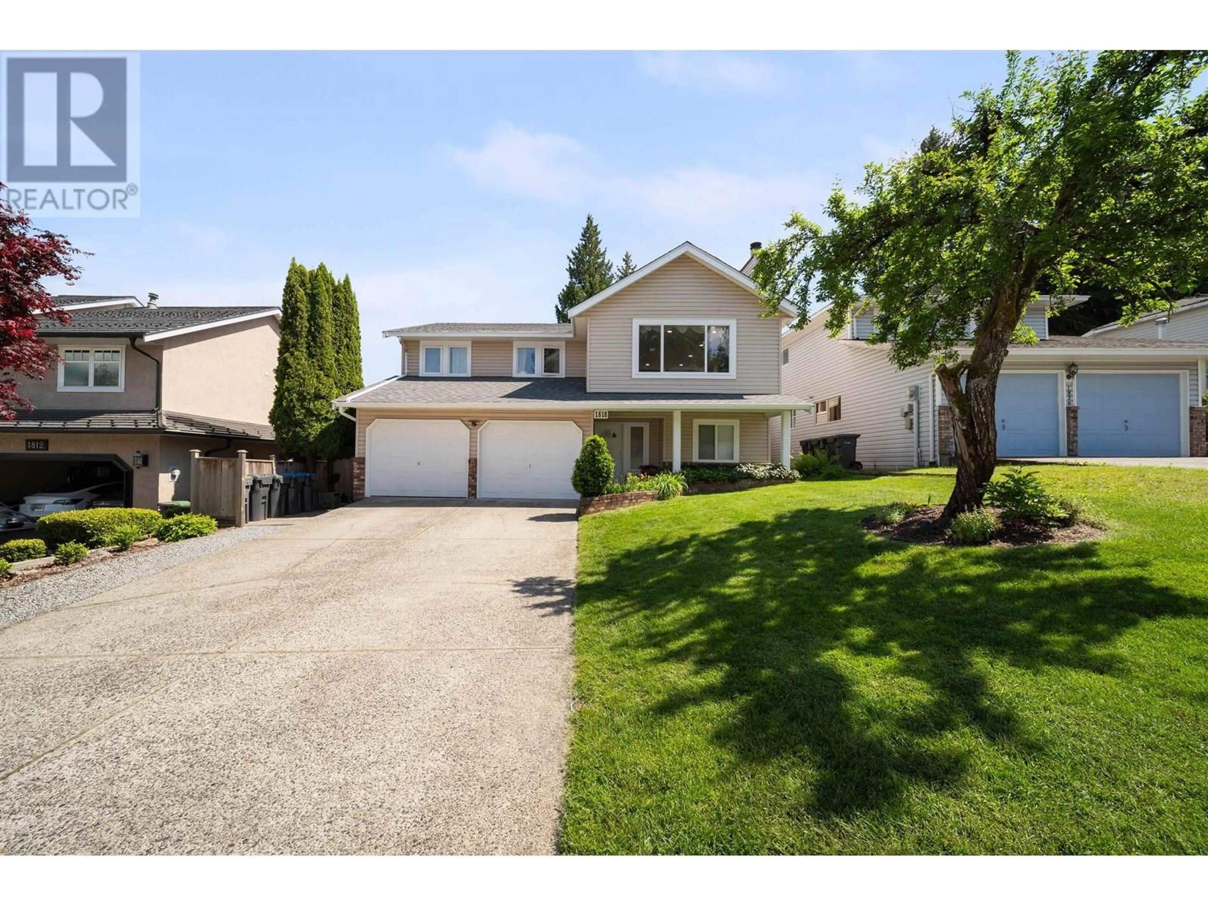 Home with vinyl exterior material, street for 1818 EUREKA AVENUE, Port Coquitlam British Columbia V3C5C3