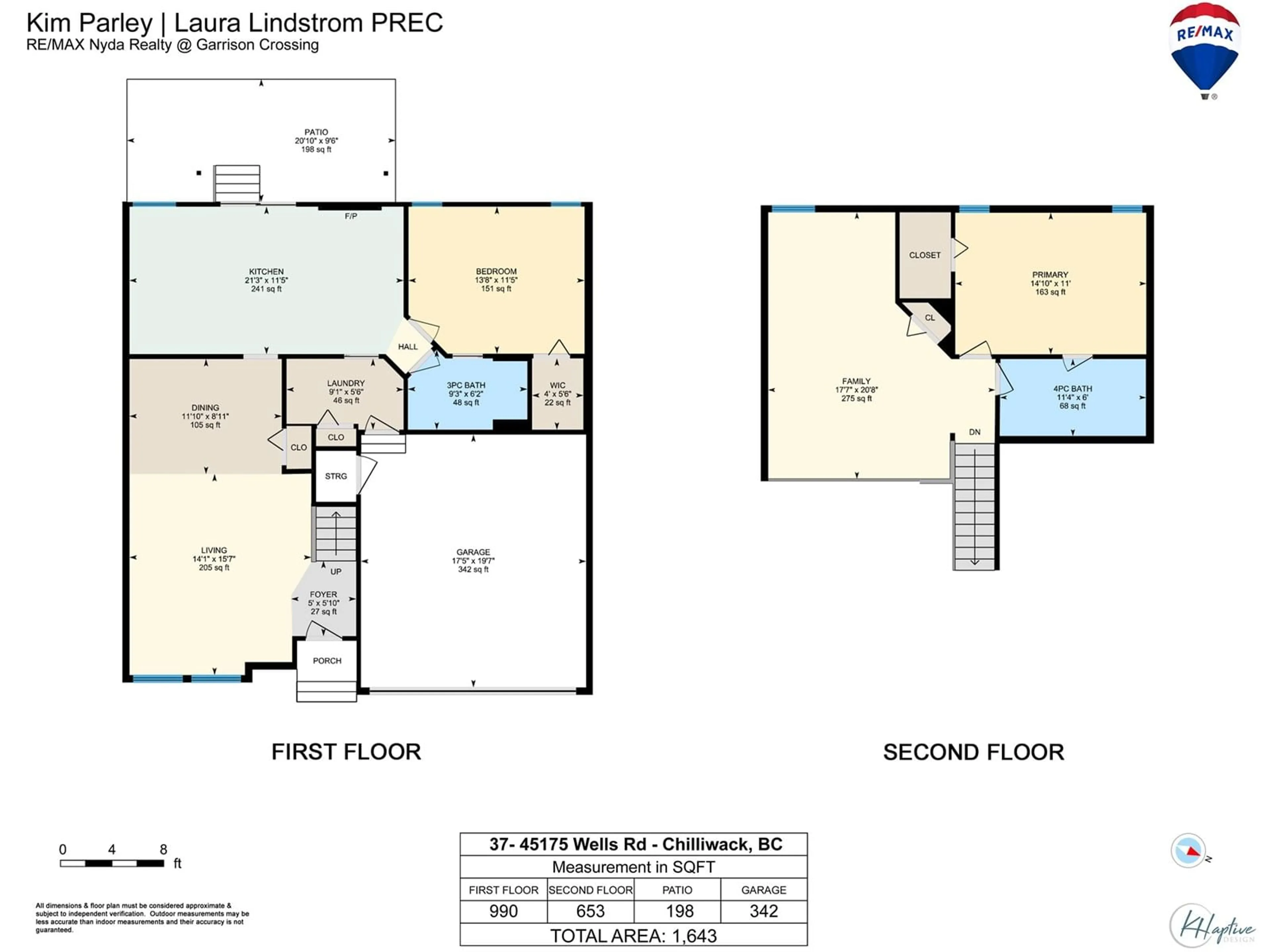 Floor plan for 37 - 45175 WELLS ROAD, Chilliwack British Columbia V2R3K7