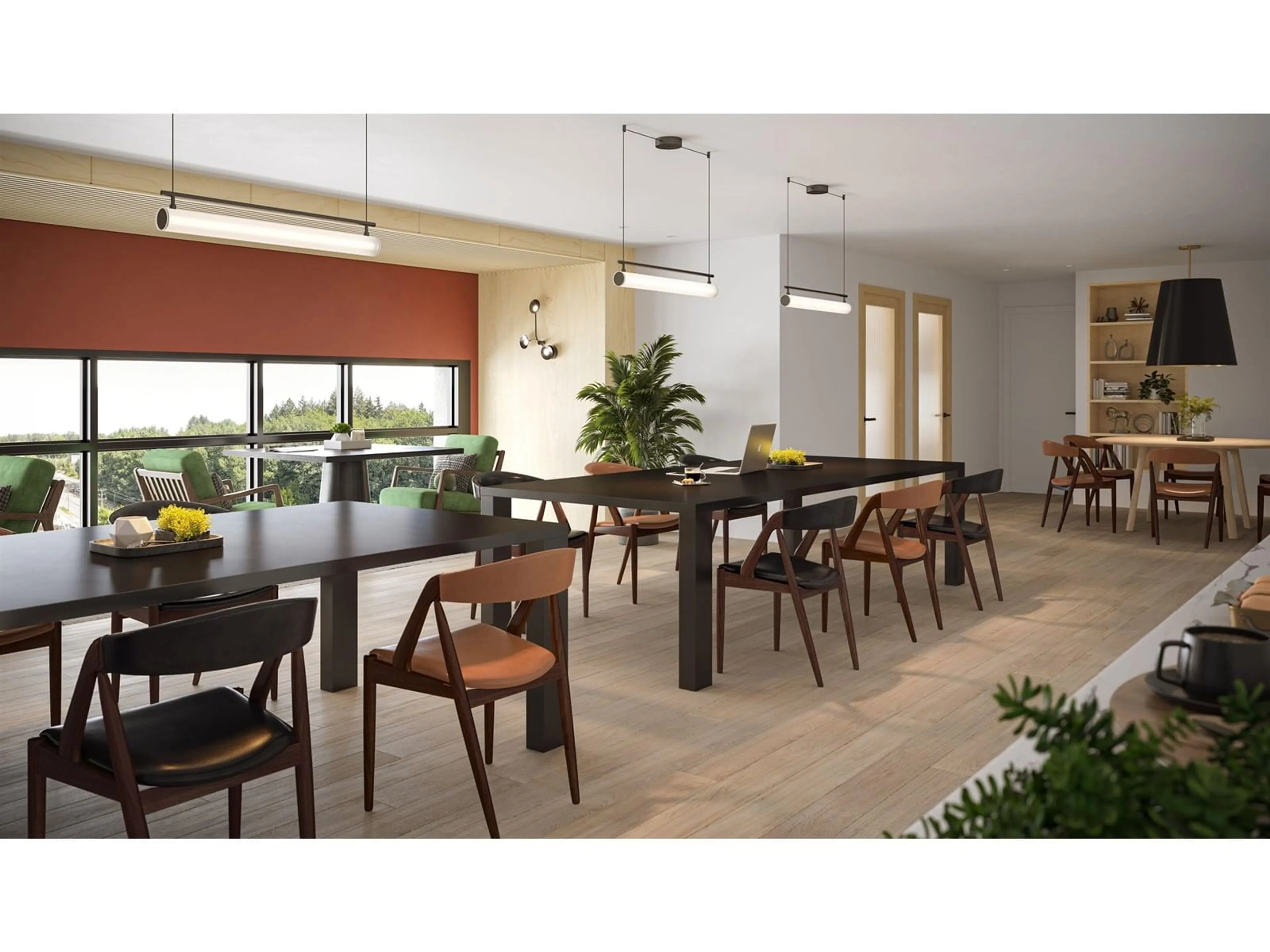Dining room, wood/laminate floor for 318 - 9611 140, Surrey British Columbia V3T4M2