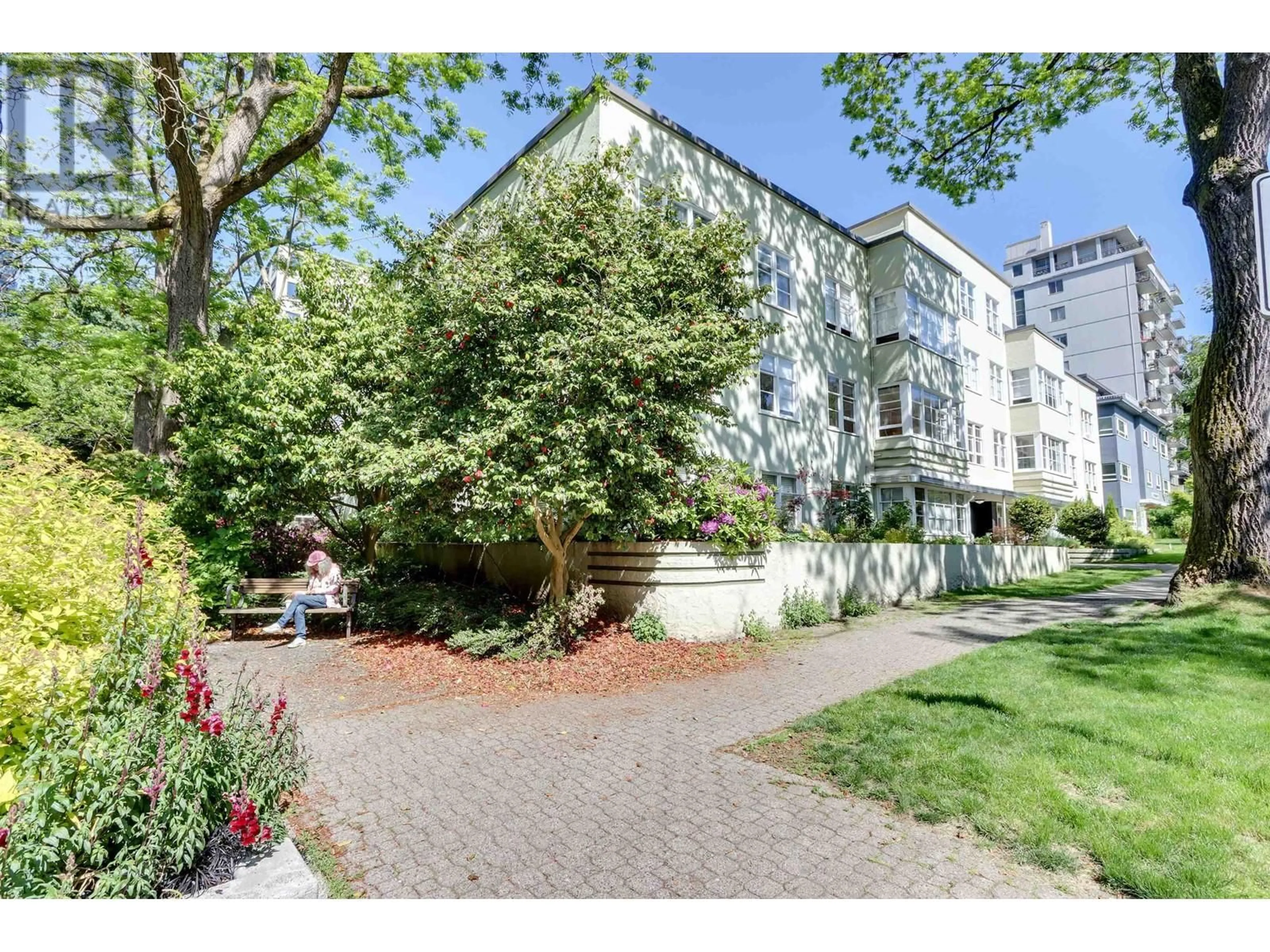 Patio, street for 303 - 1565 BURNABY STREET, Vancouver British Columbia V6G1X1
