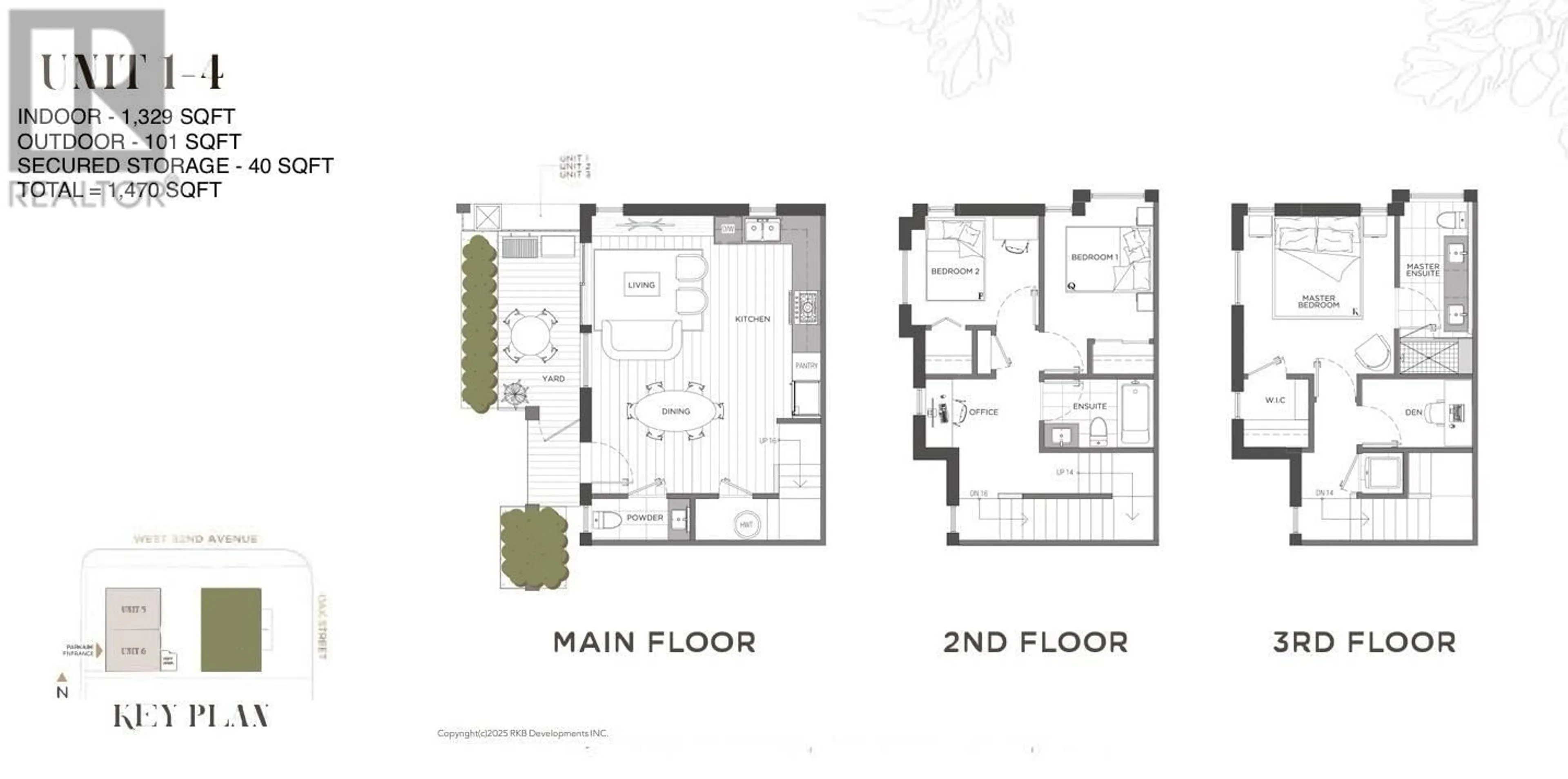 Floor plan for 6809 OAK STREET, Vancouver British Columbia V6P1H5