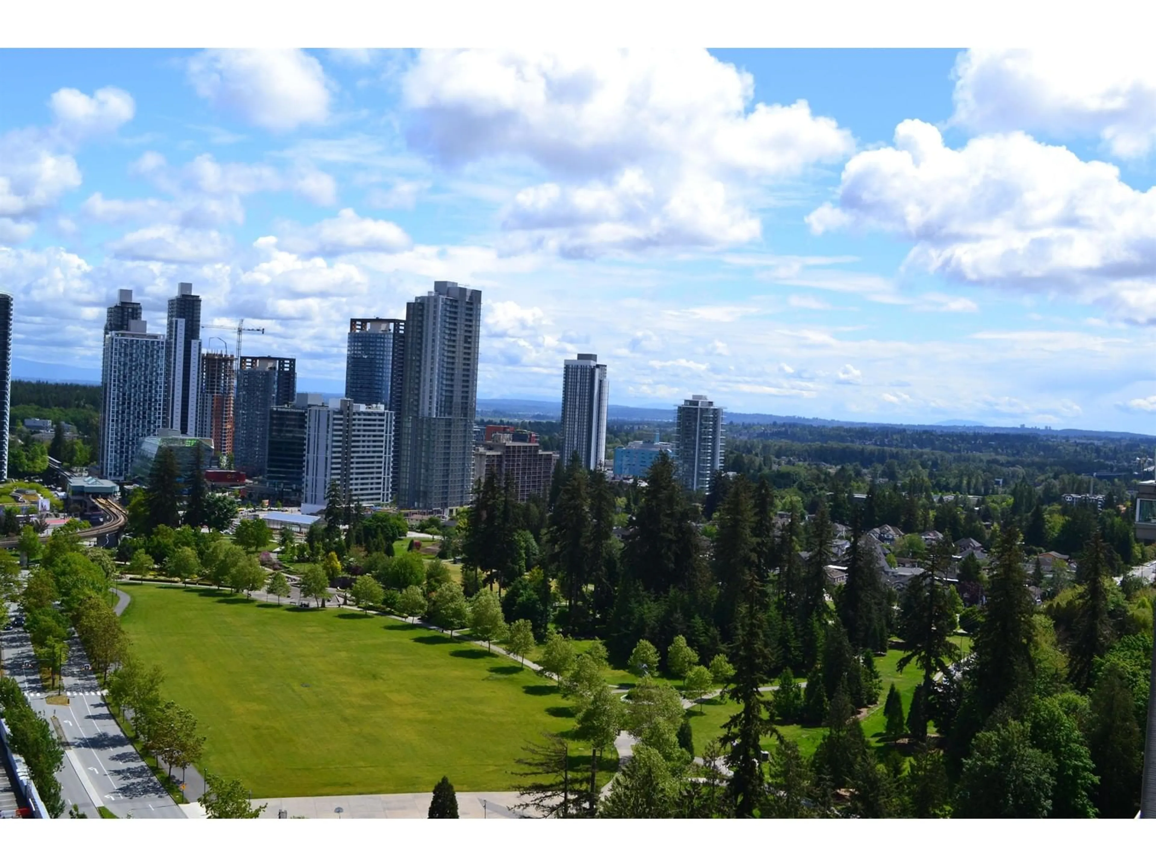 A pic from outside/outdoor area/front of a property/back of a property/a pic from drone, city buildings view from balcony for 2003 - 13387 OLD YALE, Surrey British Columbia V3T0V6