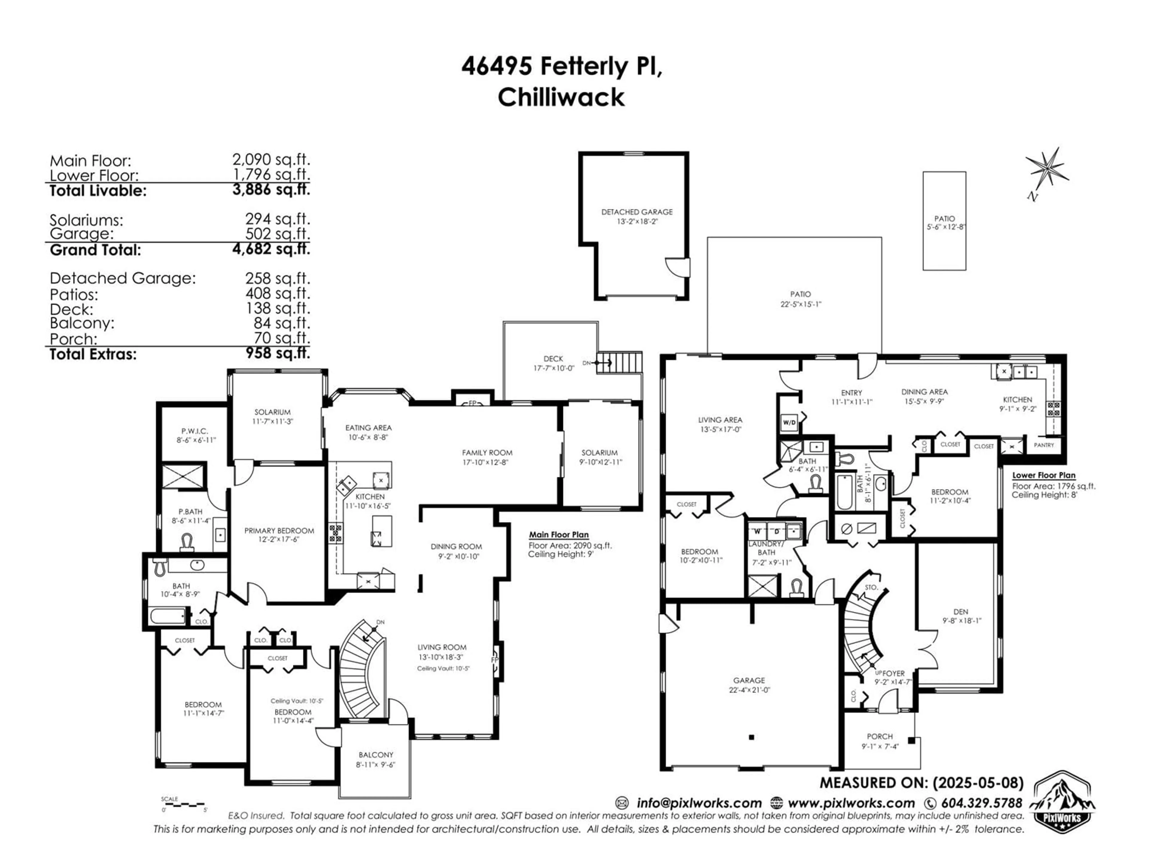 Floor plan for 46495 FETTERLY PLACE, Chilliwack British Columbia V2R5V3