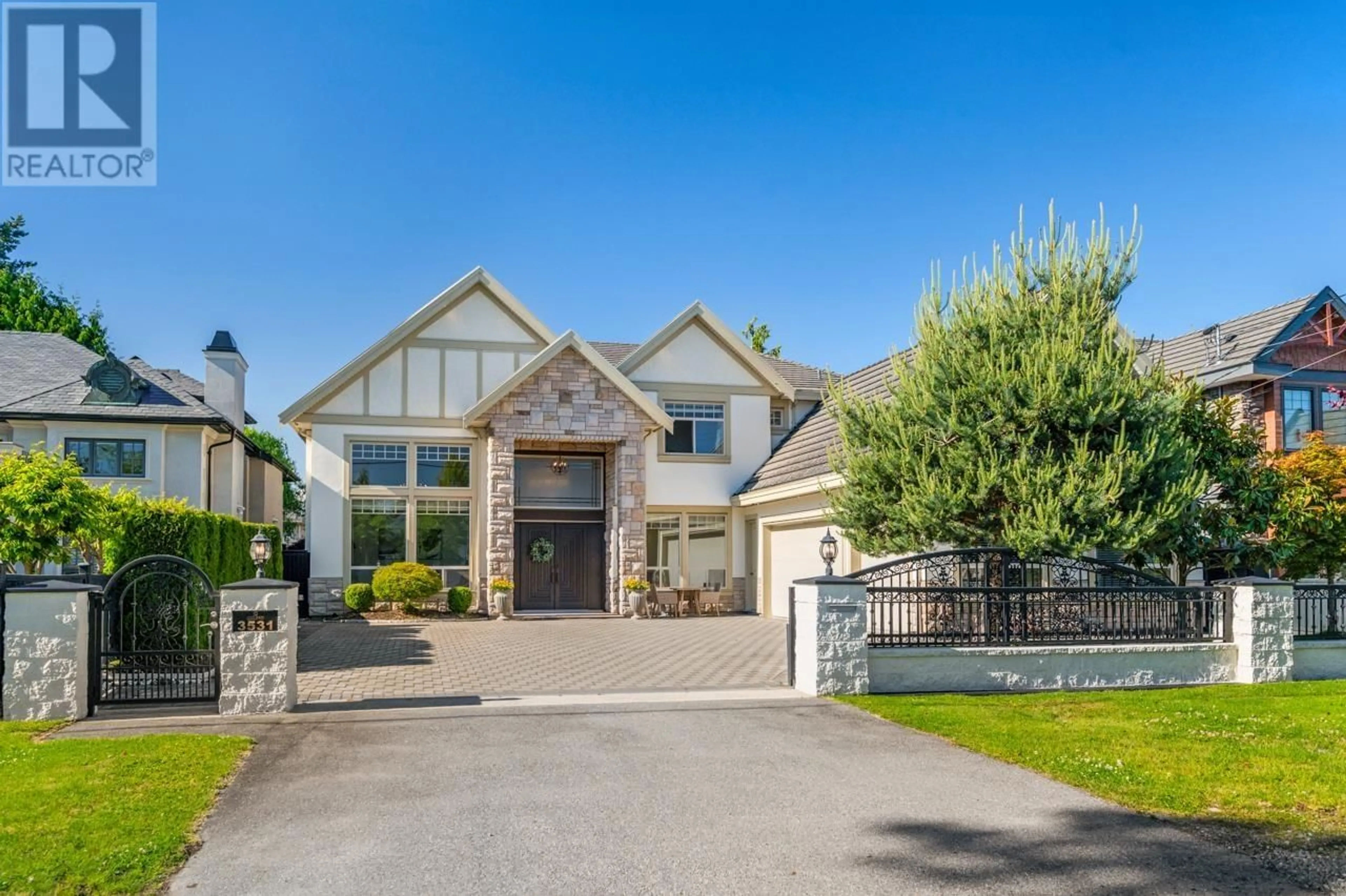 Home with brick exterior material, street for 3531 ROSAMOND AVENUE, Richmond British Columbia V7E1A6