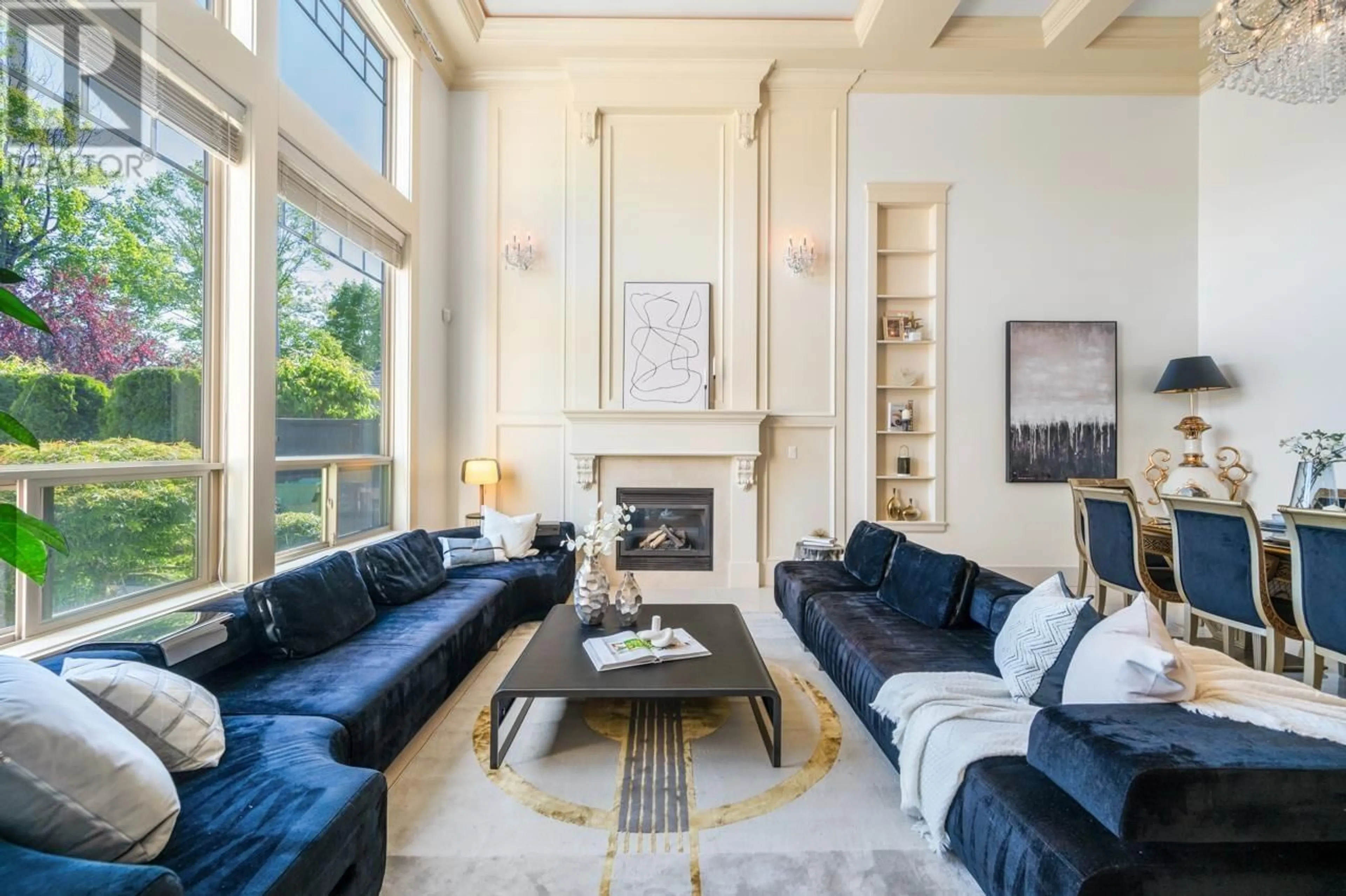 Living room with furniture, ceramic/tile floor for 3531 ROSAMOND AVENUE, Richmond British Columbia V7E1A6