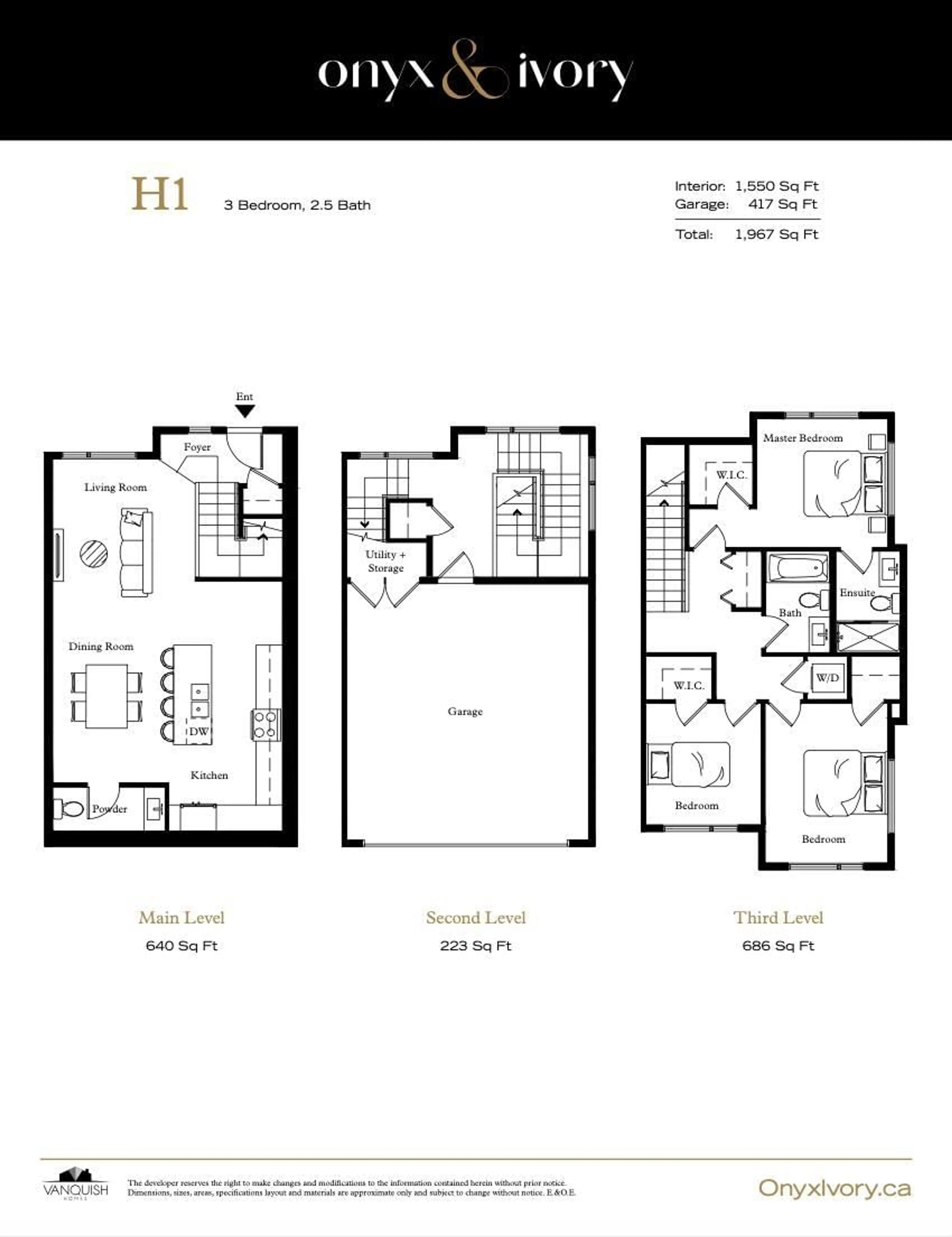 Floor plan for 13 - 16358 90, Surrey British Columbia V4N1A1