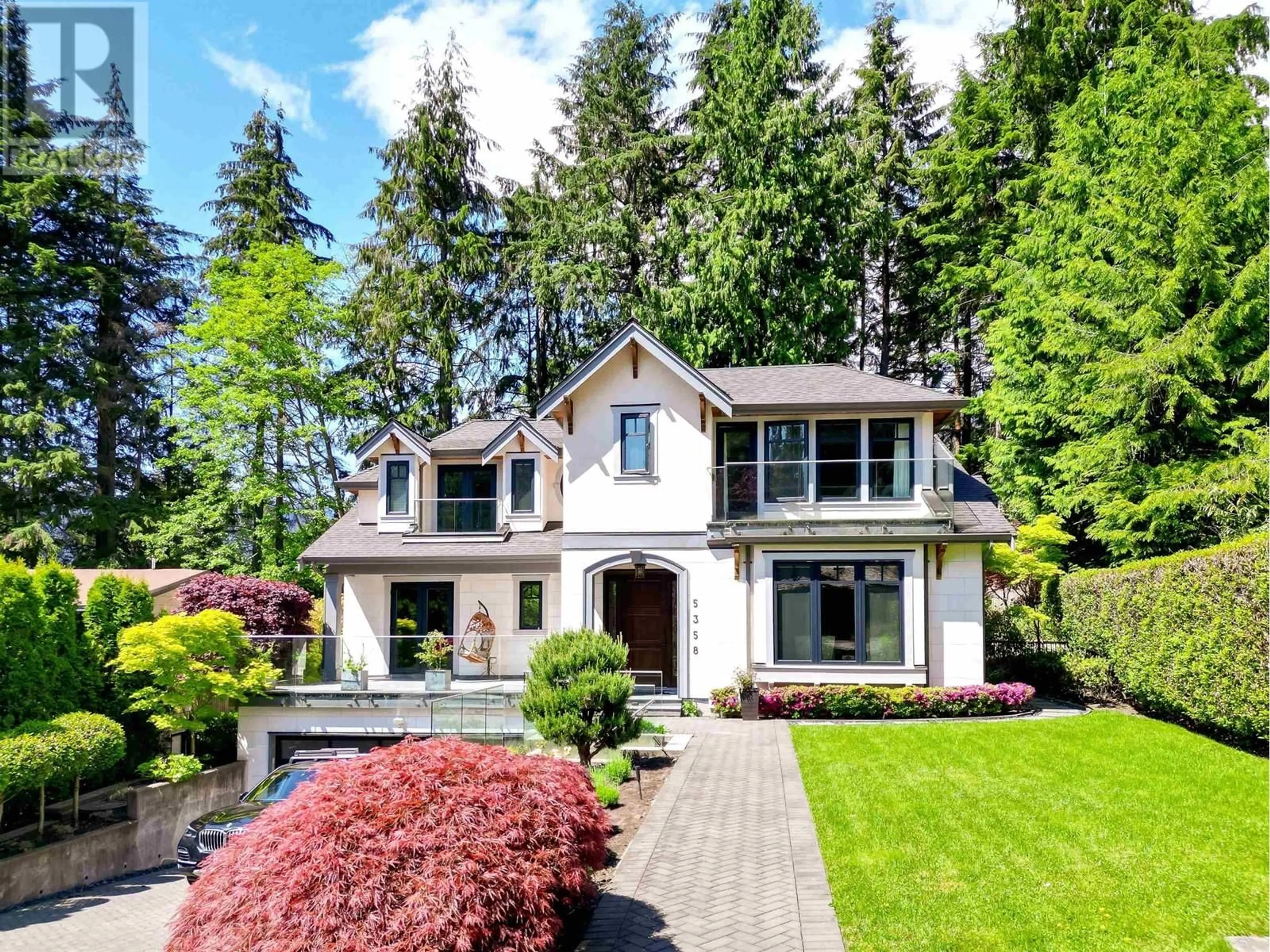 Home with vinyl exterior material, street for 5358 MALASPINA PLACE, North Vancouver British Columbia V7R4M1