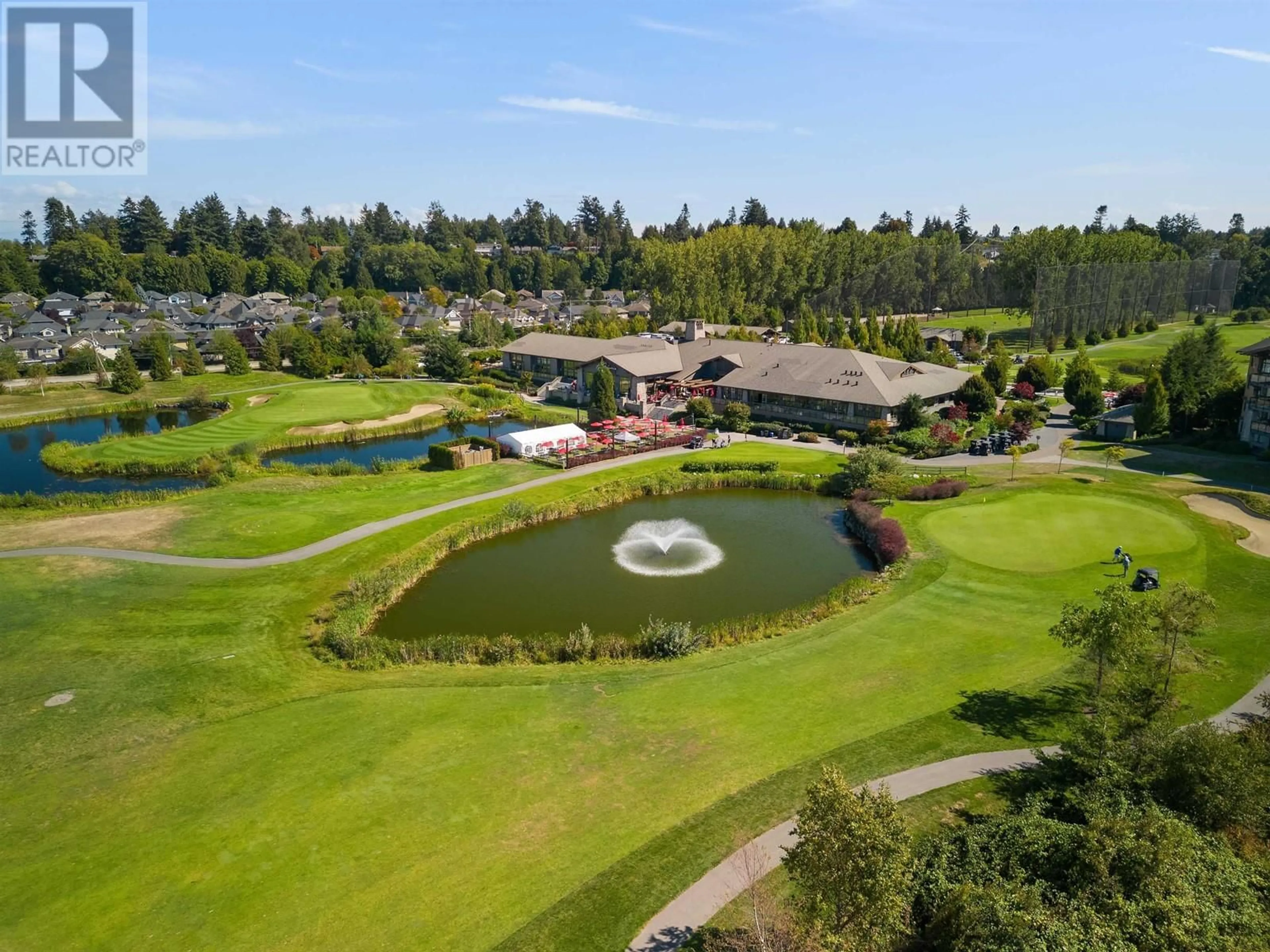 A pic from outside/outdoor area/front of a property/back of a property/a pic from drone, water/lake/river/ocean view for 406 - 5055 SPRINGS BOULEVARD, Delta British Columbia V4M0A5