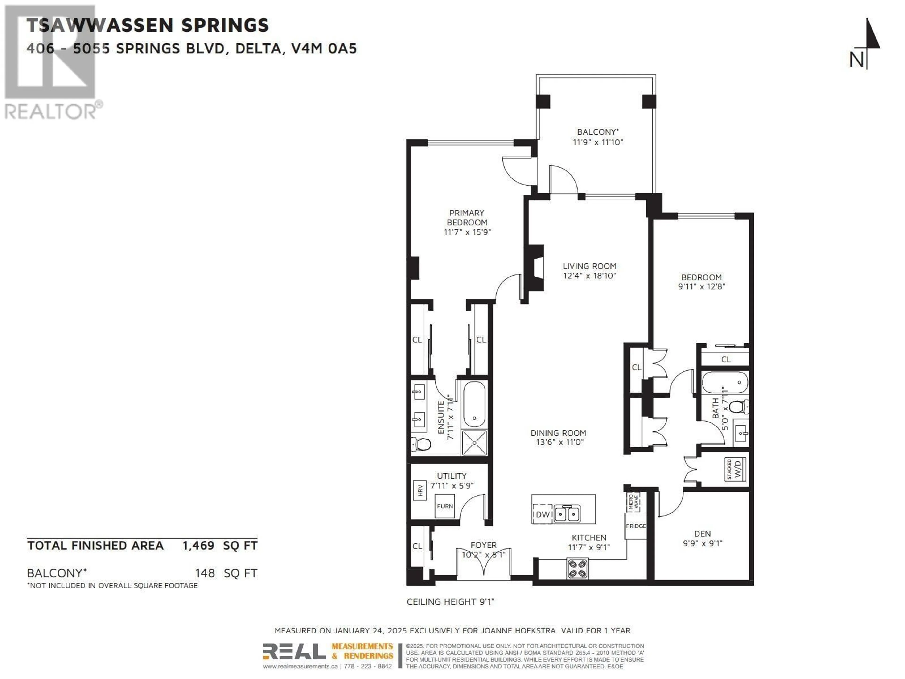 Floor plan for 406 - 5055 SPRINGS BOULEVARD, Delta British Columbia V4M0A5