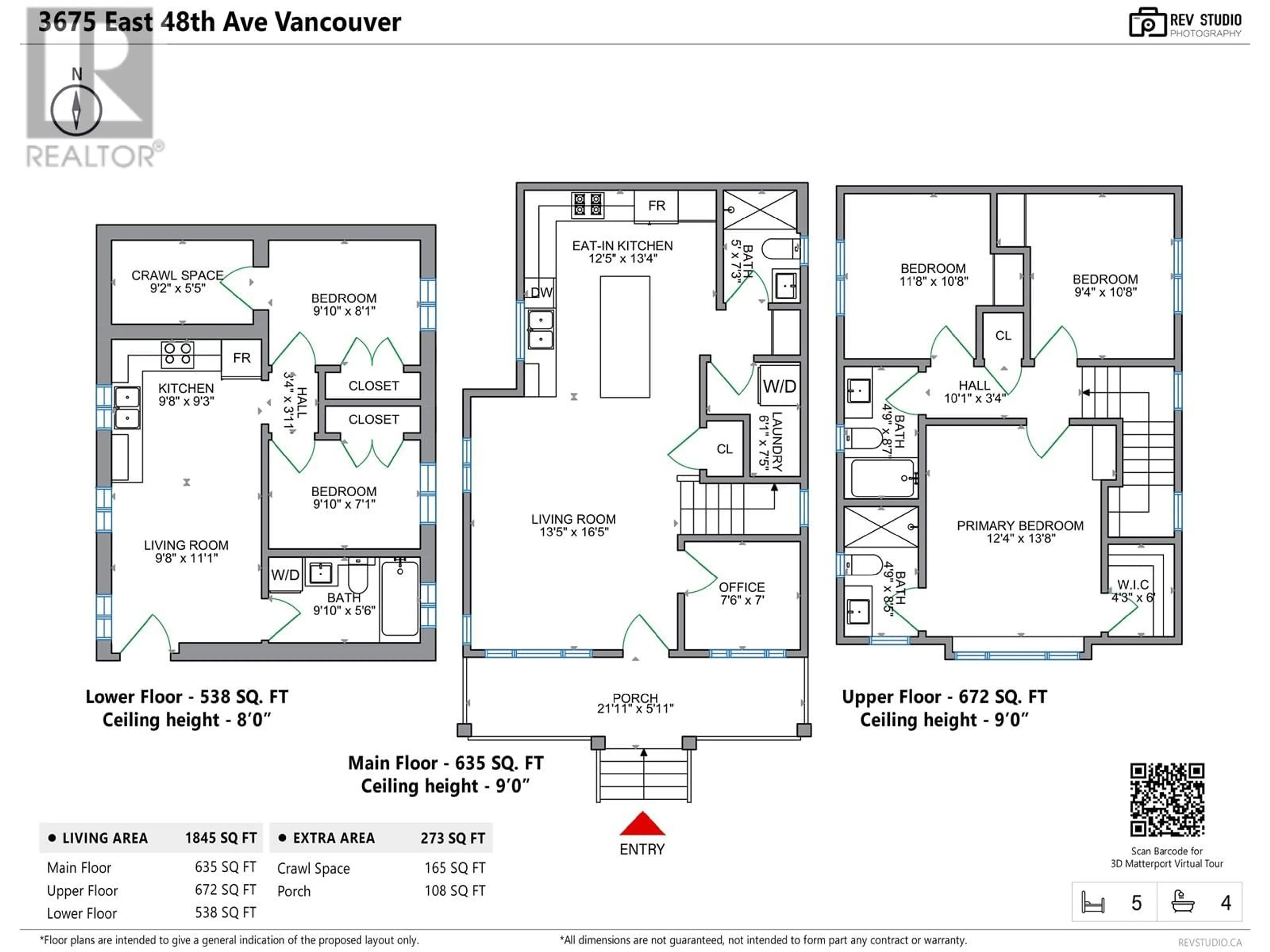 Floor plan for 3675 48TH AVENUE, Vancouver British Columbia V5S1J1