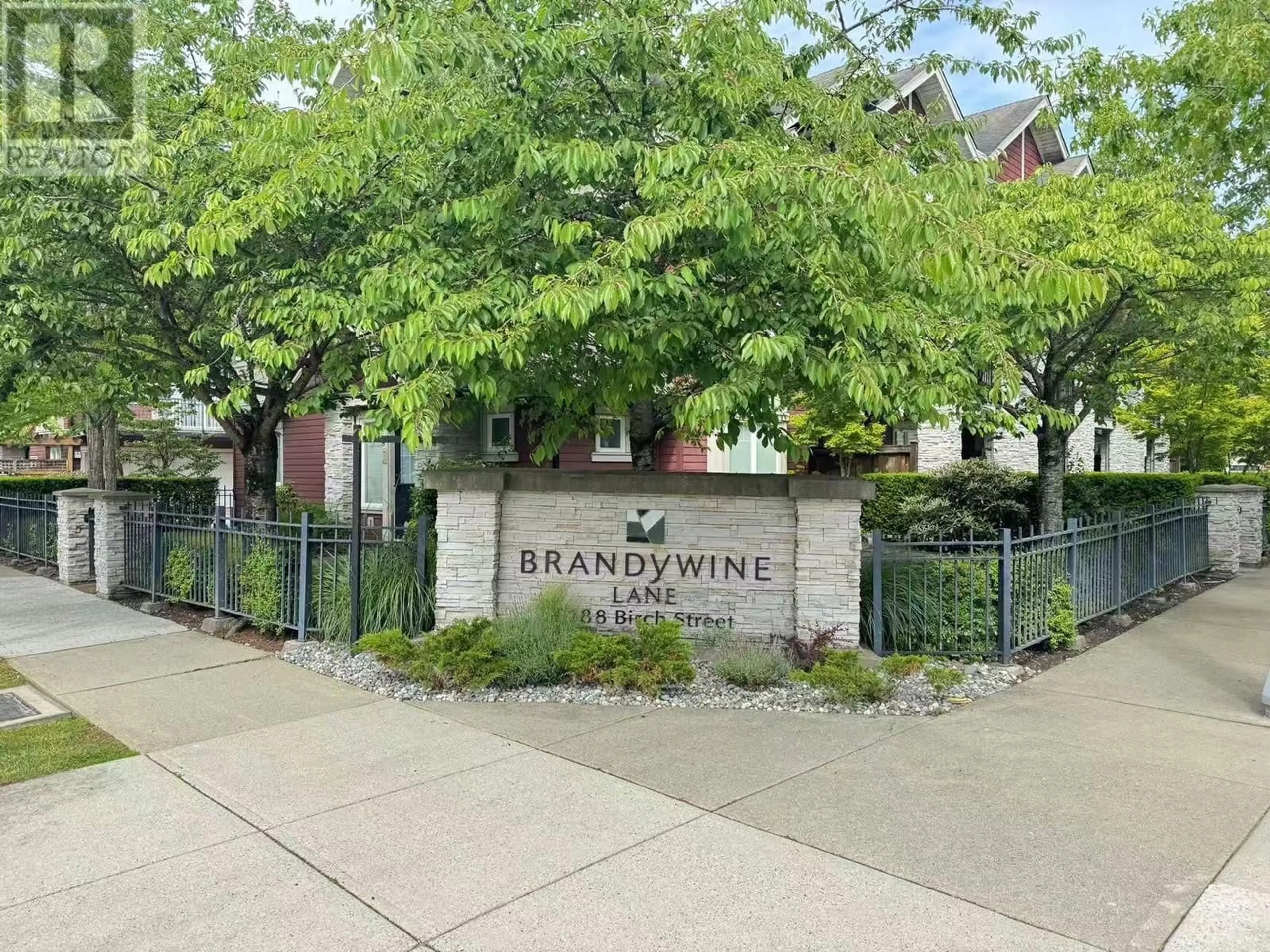 A pic from outside/outdoor area/front of a property/back of a property/a pic from drone, mountain view for 32 - 6188 BIRCH STREET, Richmond British Columbia V6Y0A1