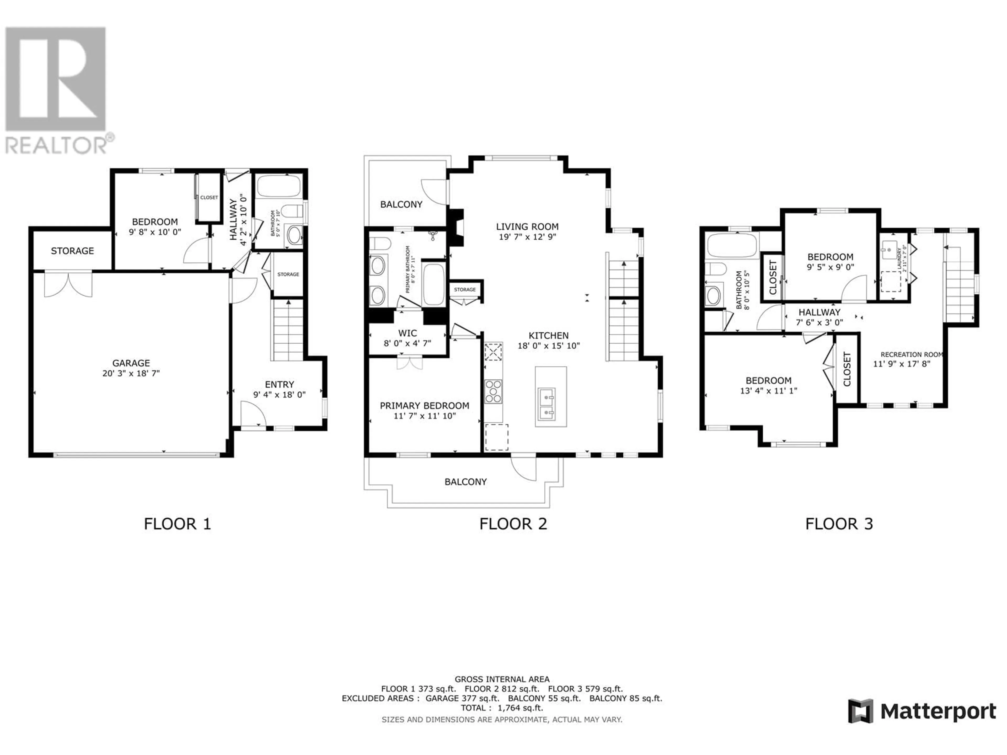 Floor plan for 32 - 6188 BIRCH STREET, Richmond British Columbia V6Y0A1