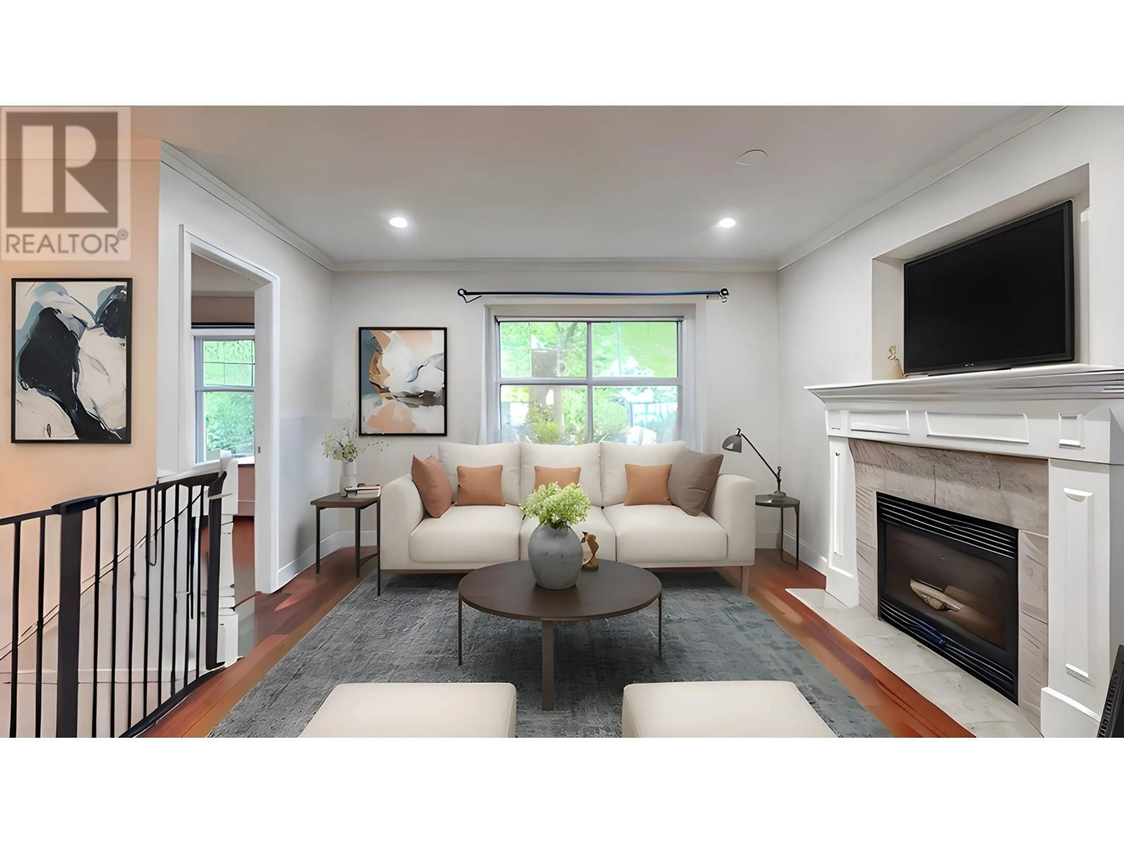 Living room with furniture, unknown for 1553 BURRILL AVENUE, North Vancouver British Columbia V7K1L8